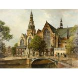 Linde, van der Jan. Gezicht Oude Kerk