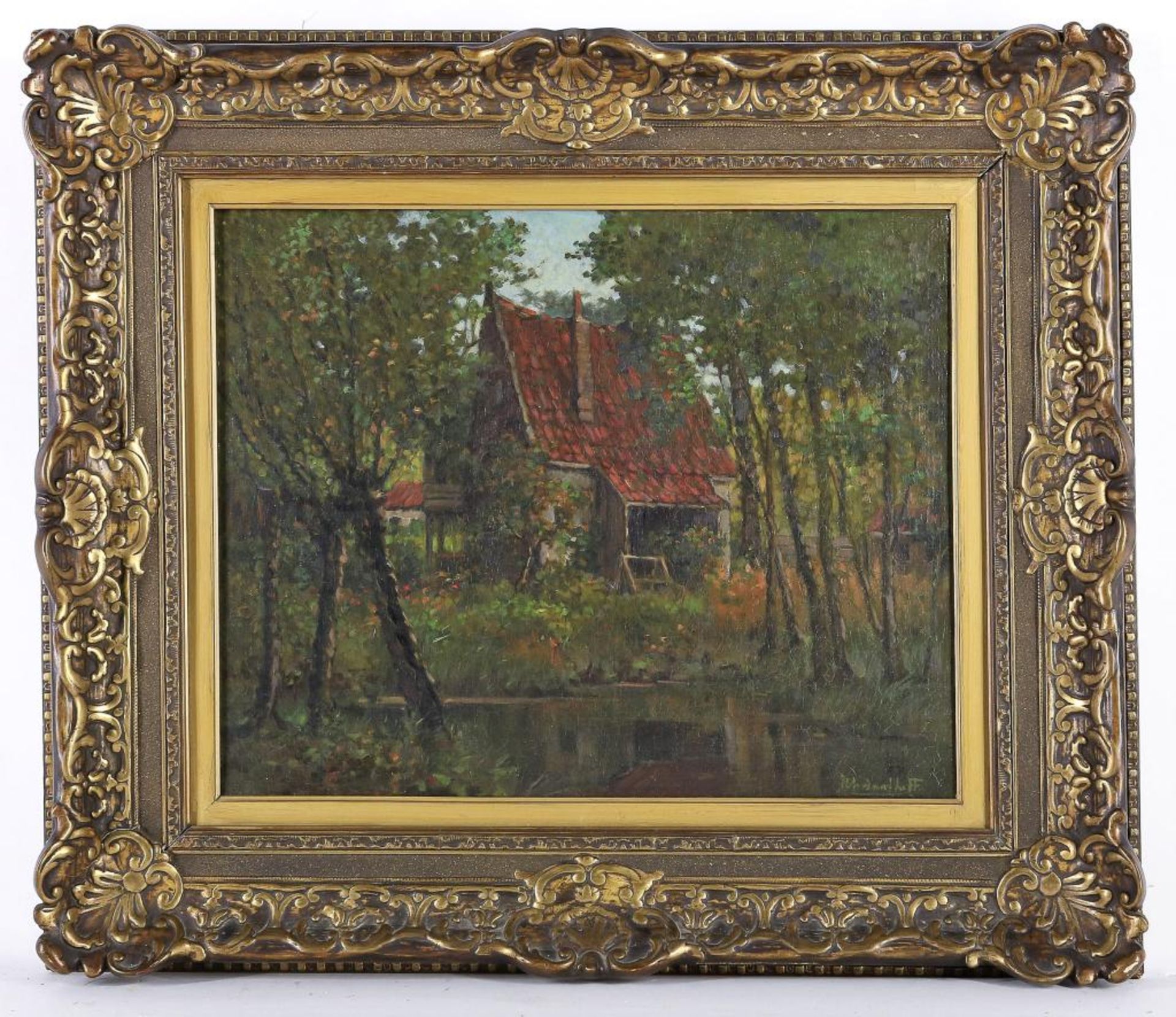 Daalhoff, Henri van. Huis aan beekje - Bild 3 aus 4