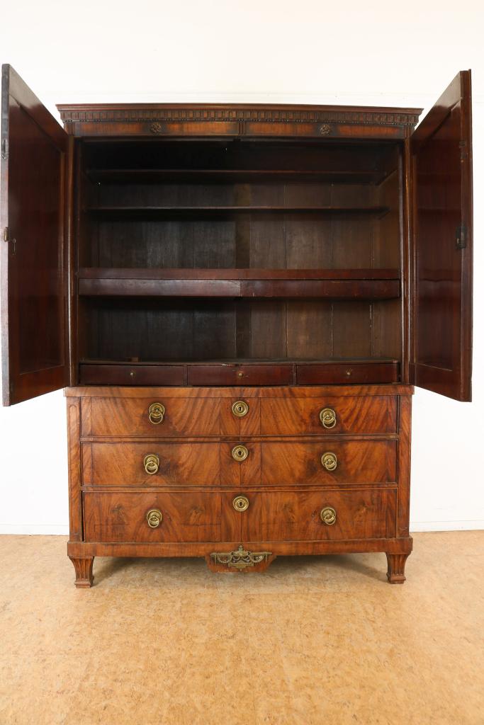 Mahonie Louis XVI kabinet - Image 6 of 10