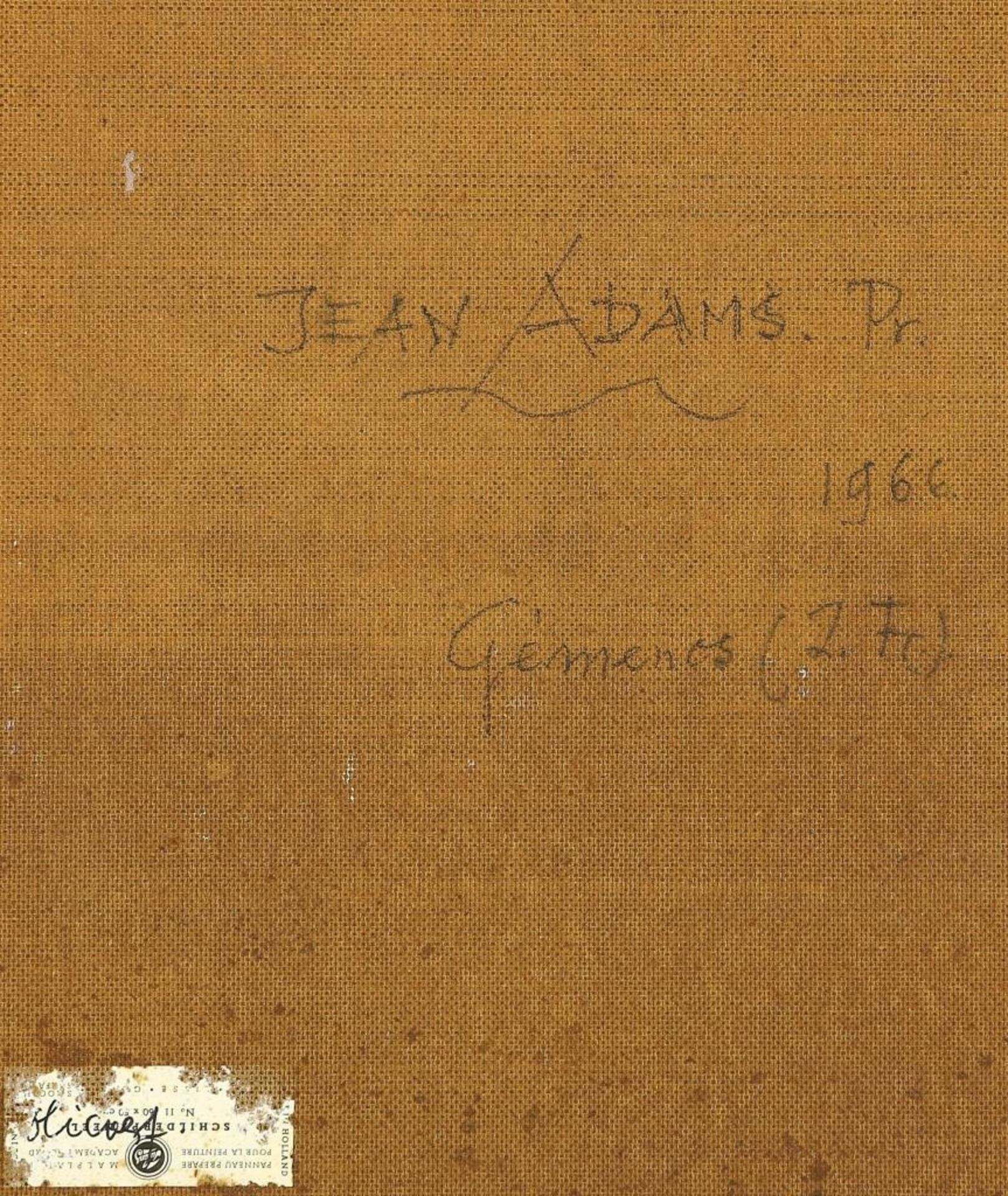 Adams Jean,(1899-1970) Gezicht op Gemone - Bild 2 aus 4