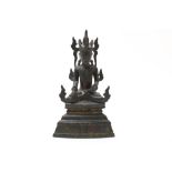 Bronzen altaar figuurtje, Nepal