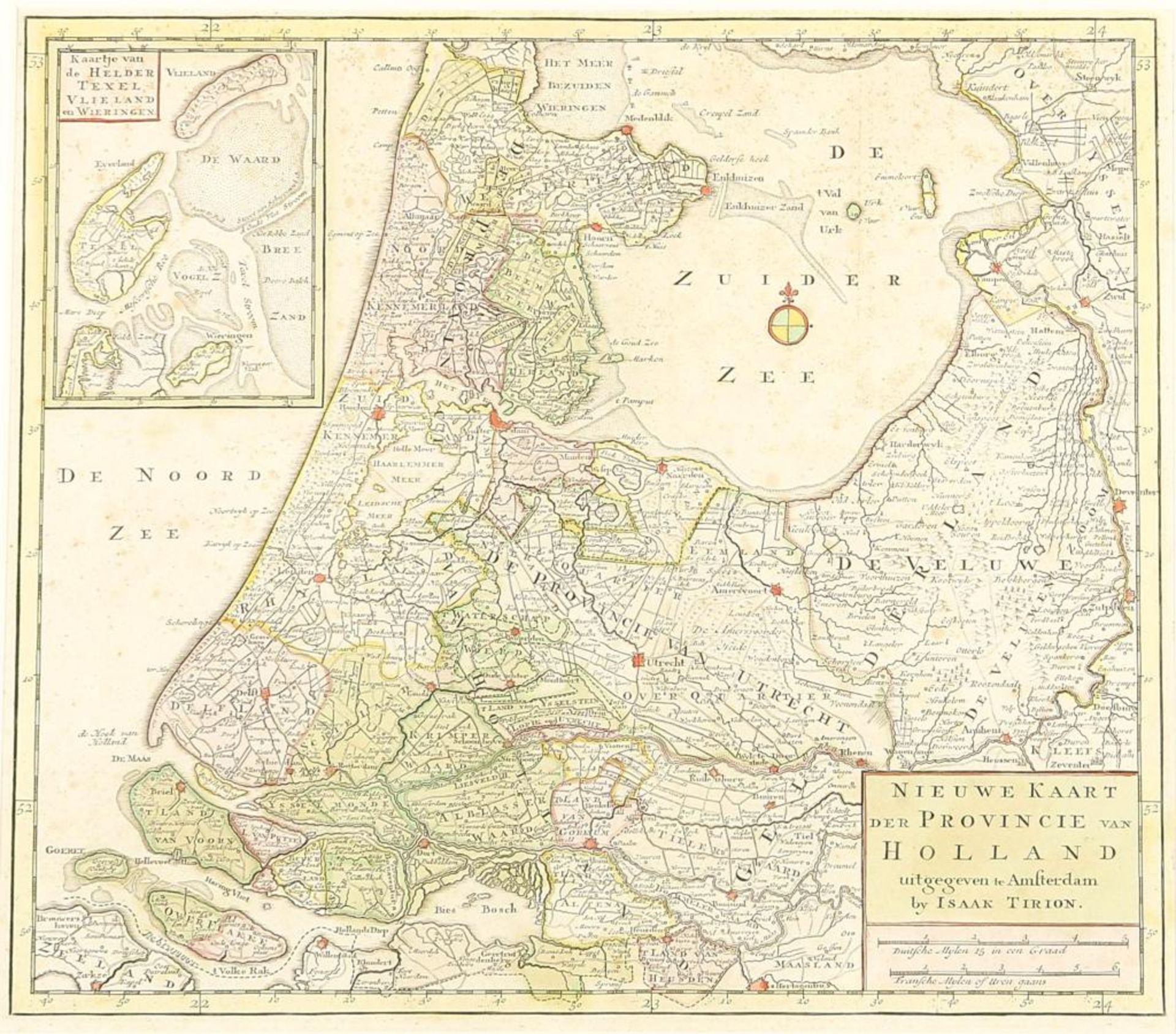 Gravure: Nieuwe Kaart der Provincie