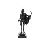 Bronzen sculptuur van Apollo