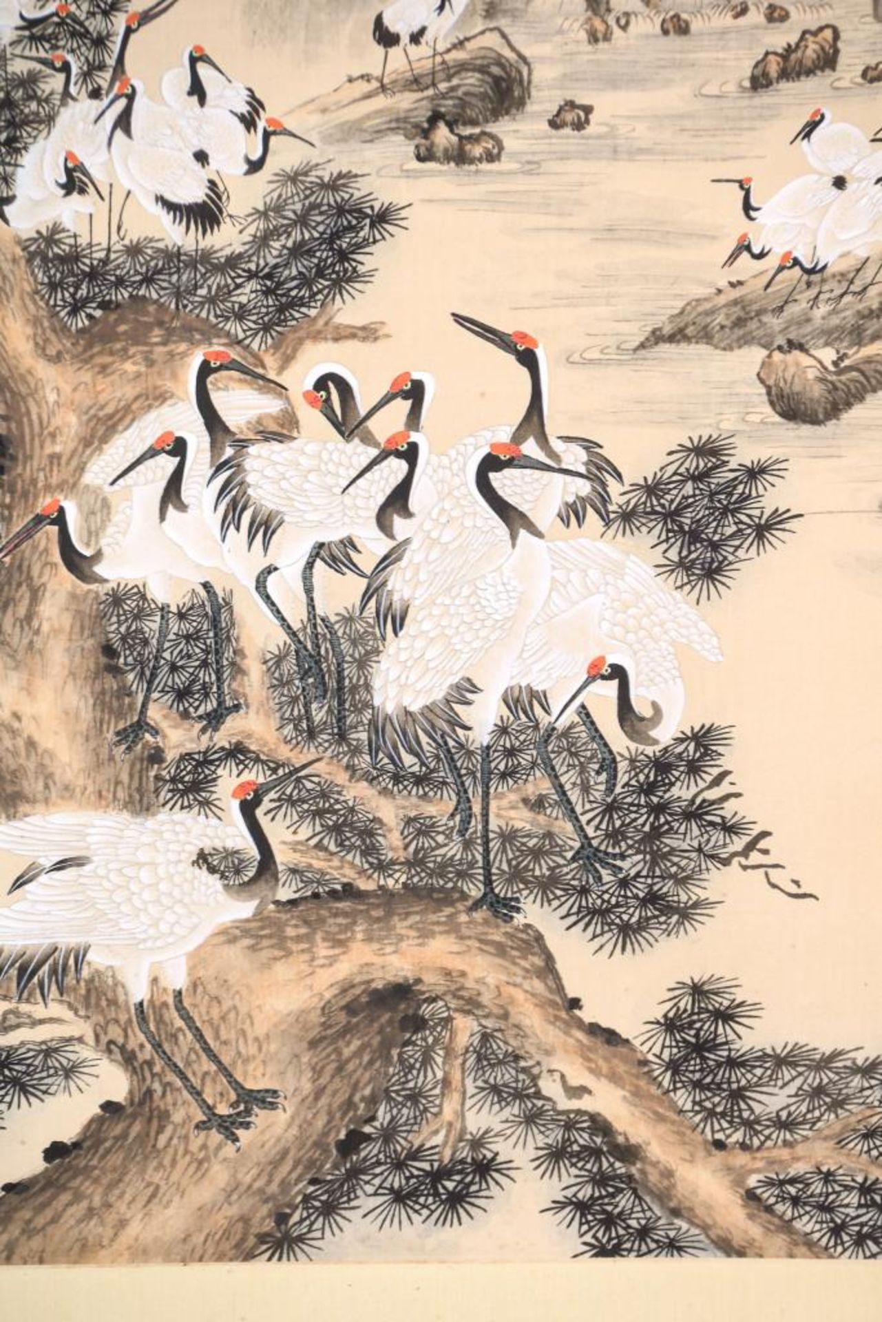 Chinese Scroll, kraanvogels - Bild 2 aus 4