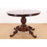 Mahonie Biedermeier tafel