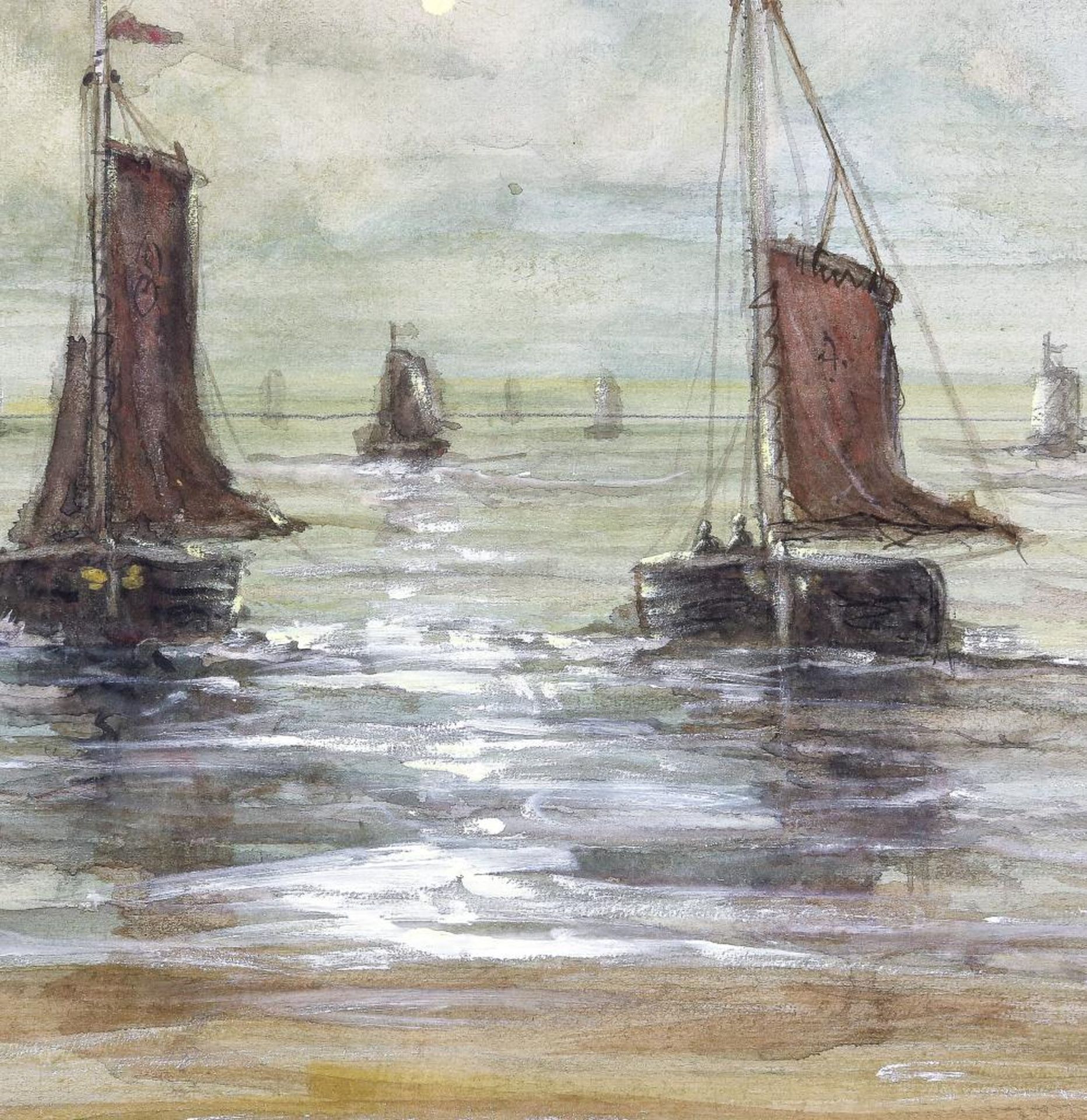 Mesdag H.W. Botters op zee - Image 2 of 5