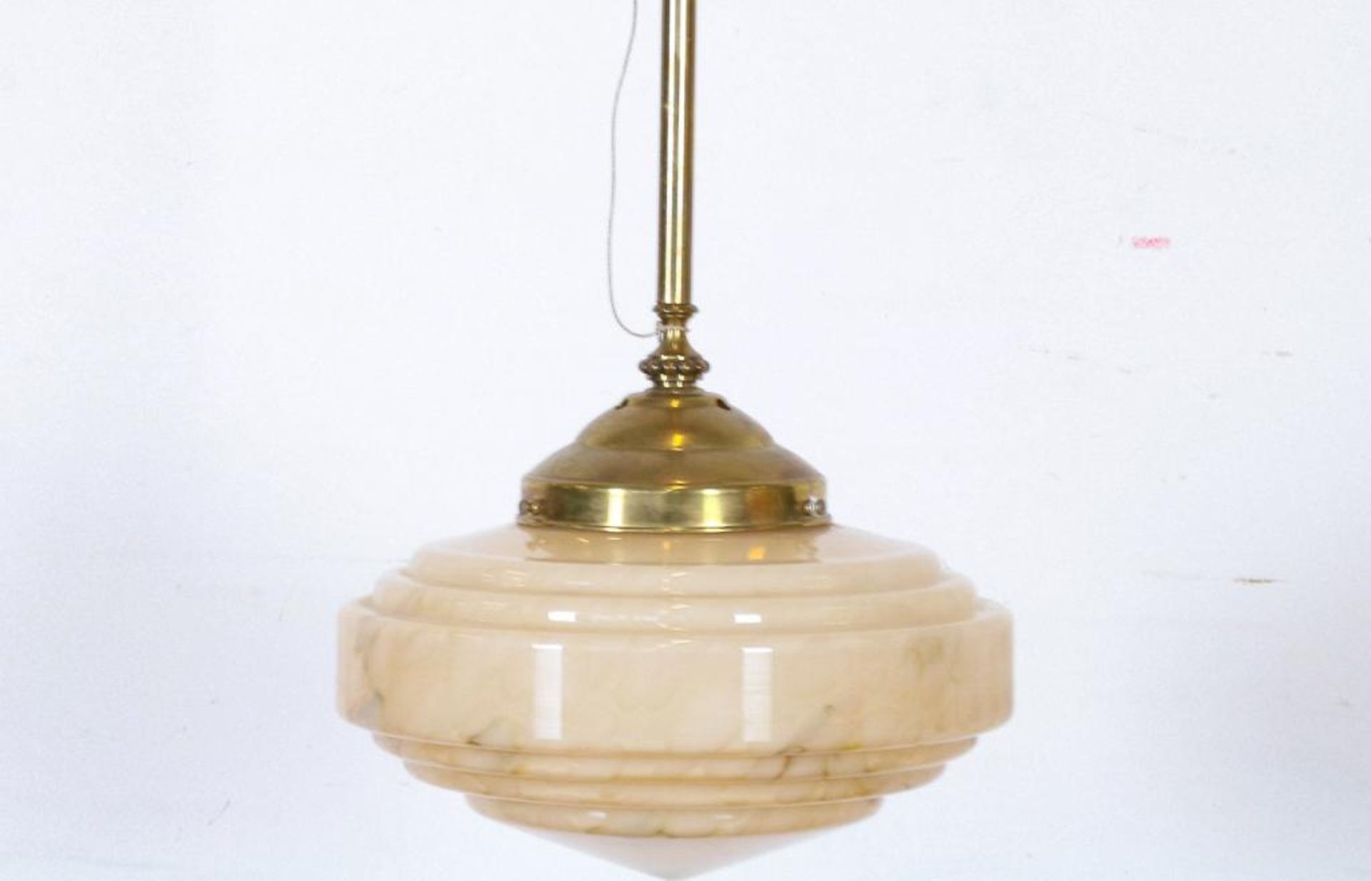 Messing Art Deco schoollamp