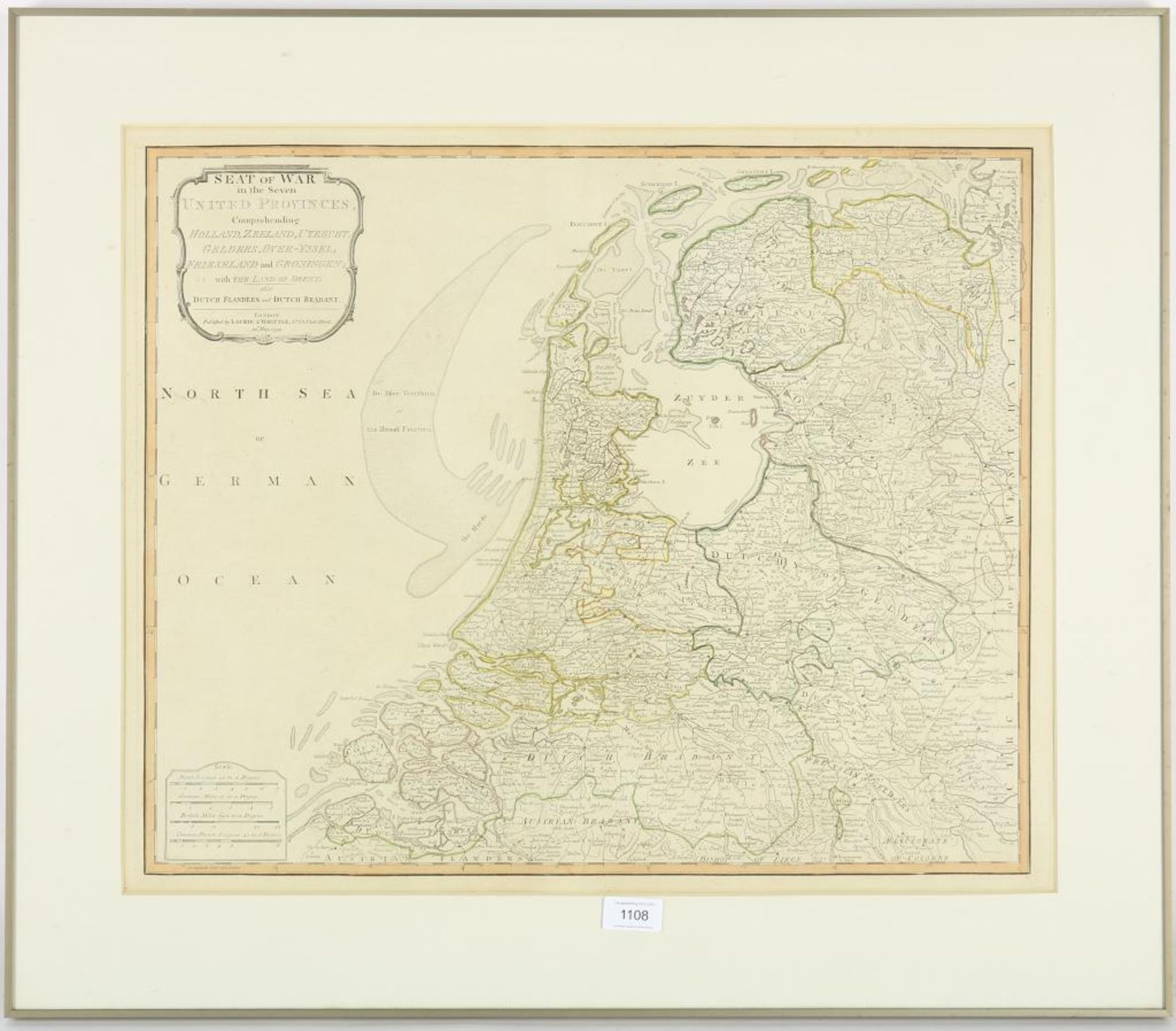 Gravure: Seat of War in the Seven prov. - Bild 3 aus 3