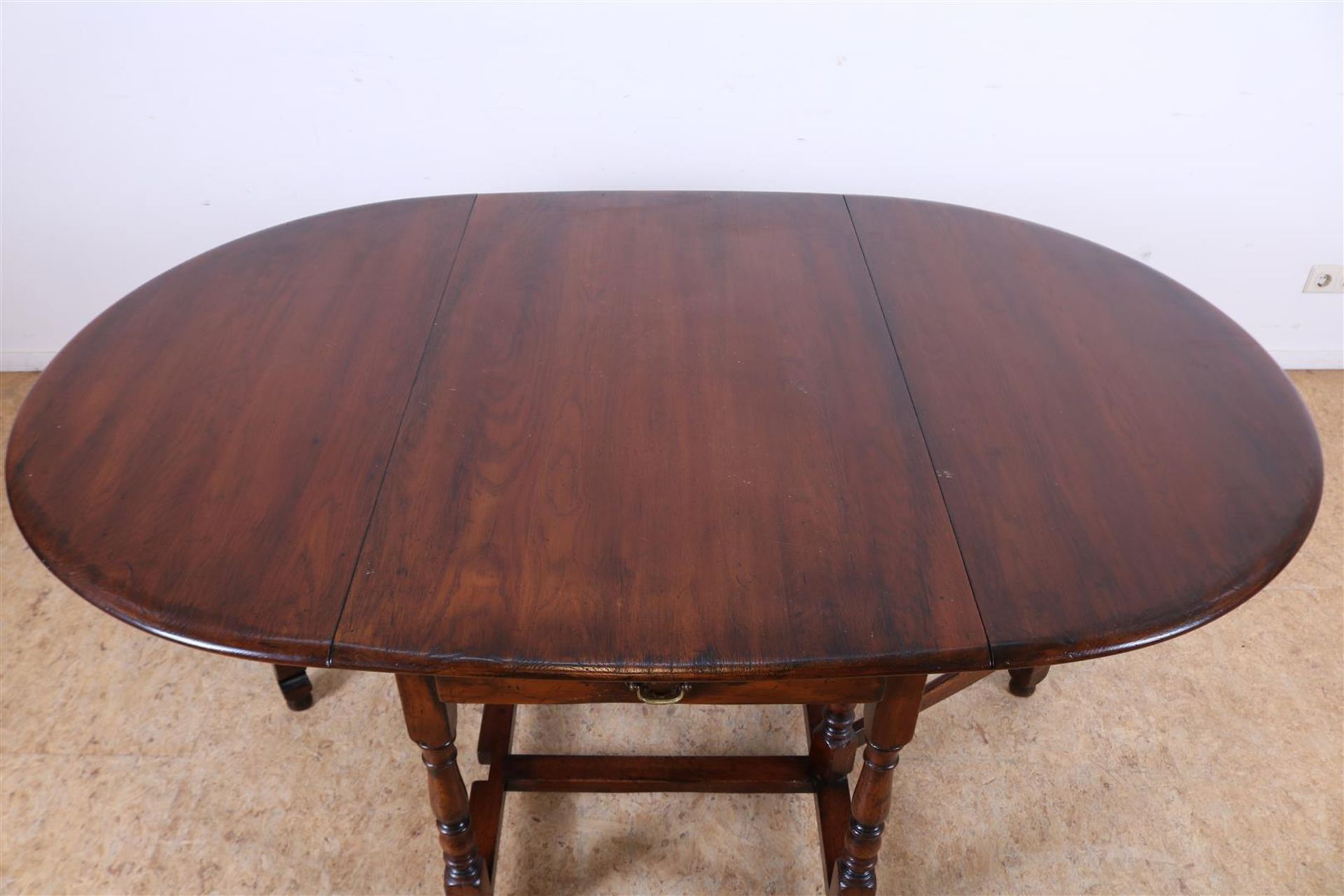 Oak gateleg table with drawer - Bild 2 aus 4