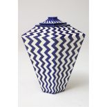 Corien Ridderikhoff, ceramic five-sided Unica vase