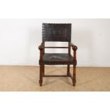 Oak Renaissance style chair