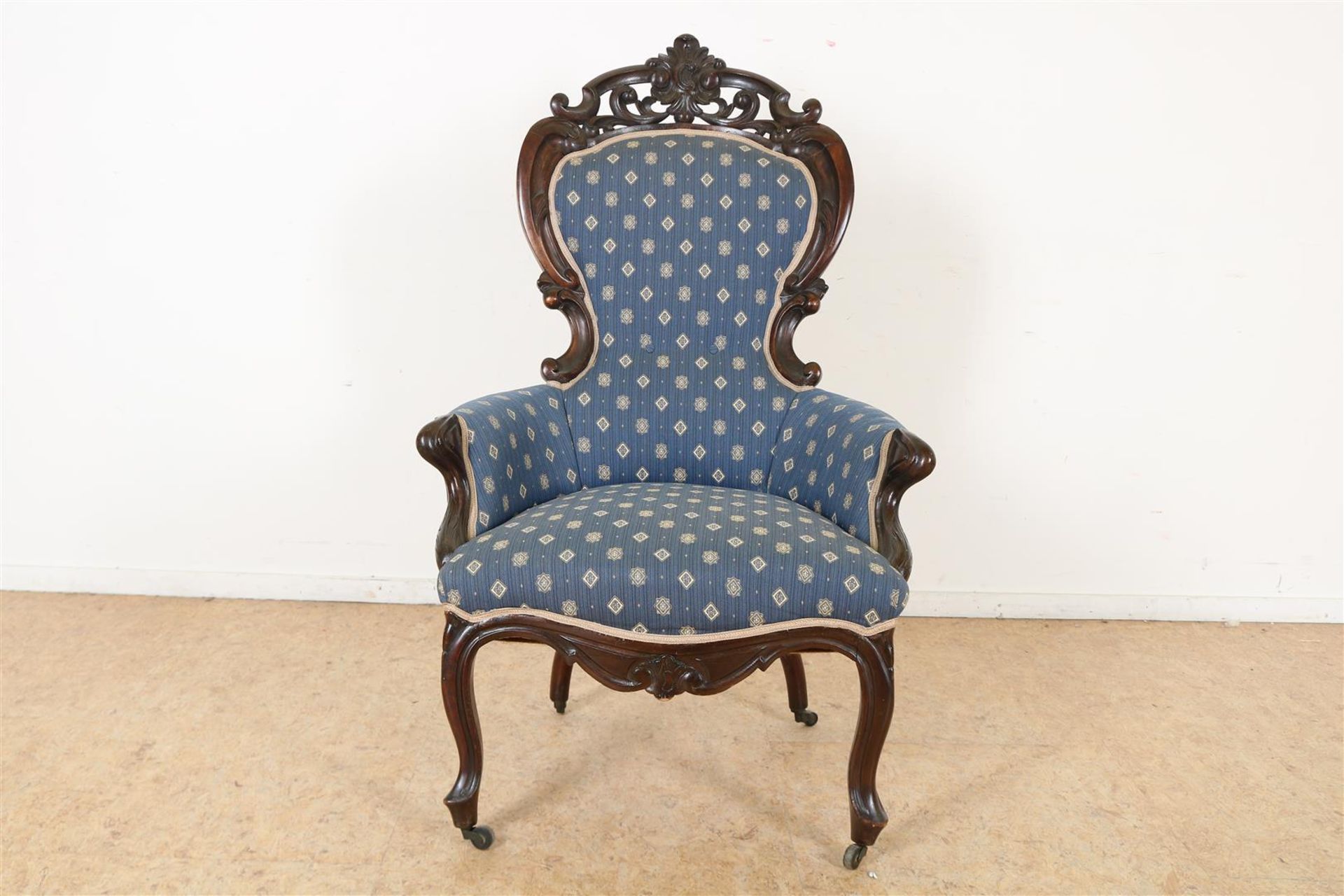 Mahogany armchair