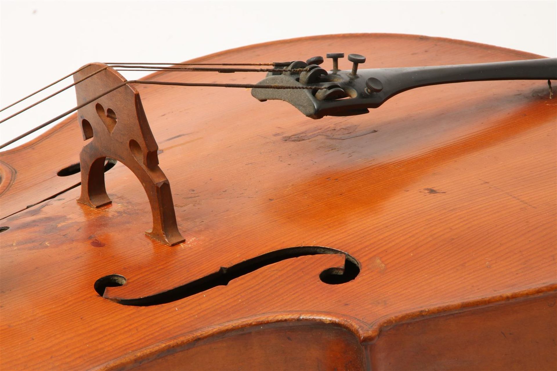Wooden cello with bow - Bild 3 aus 5