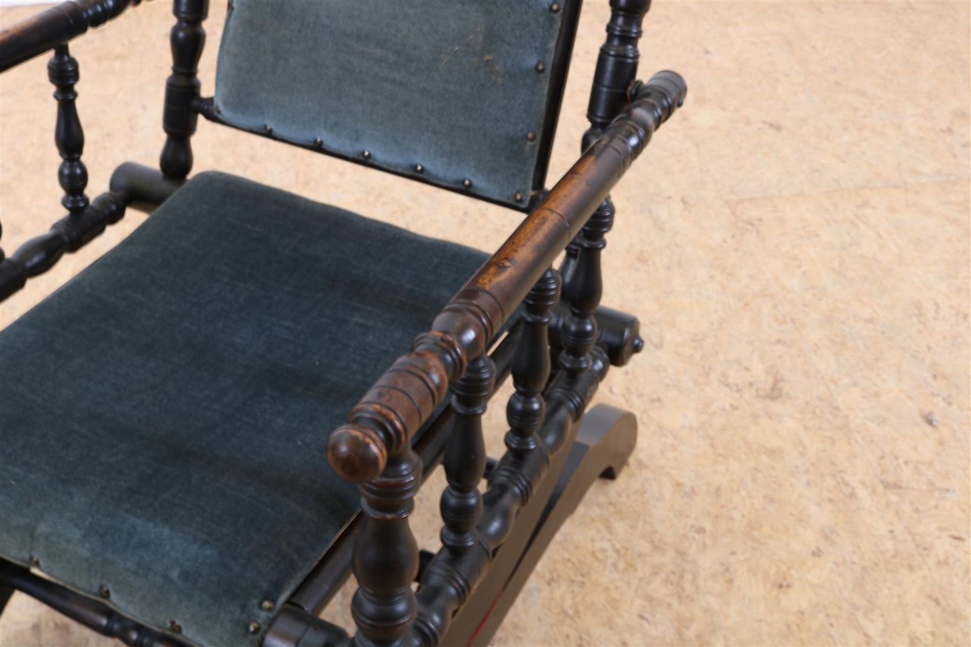 Beech wood rocking chair  - Bild 4 aus 4