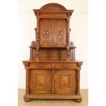 Oak cabinet, ca. 1900