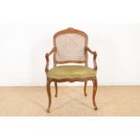 Louis XV elm armchair