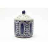 Stoneware Jugendstil lidded pot, Germany