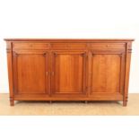 Cherry wood Art Deco sideboard