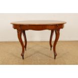 Mahogany extendable table