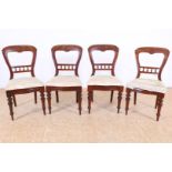 4 mahogany chairs