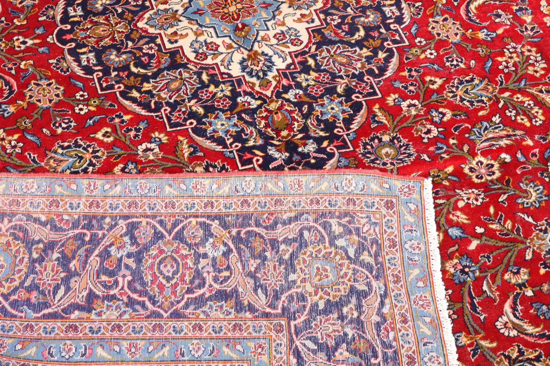 Carpet, Keshan, 396 x 280 cm. - Bild 2 aus 2