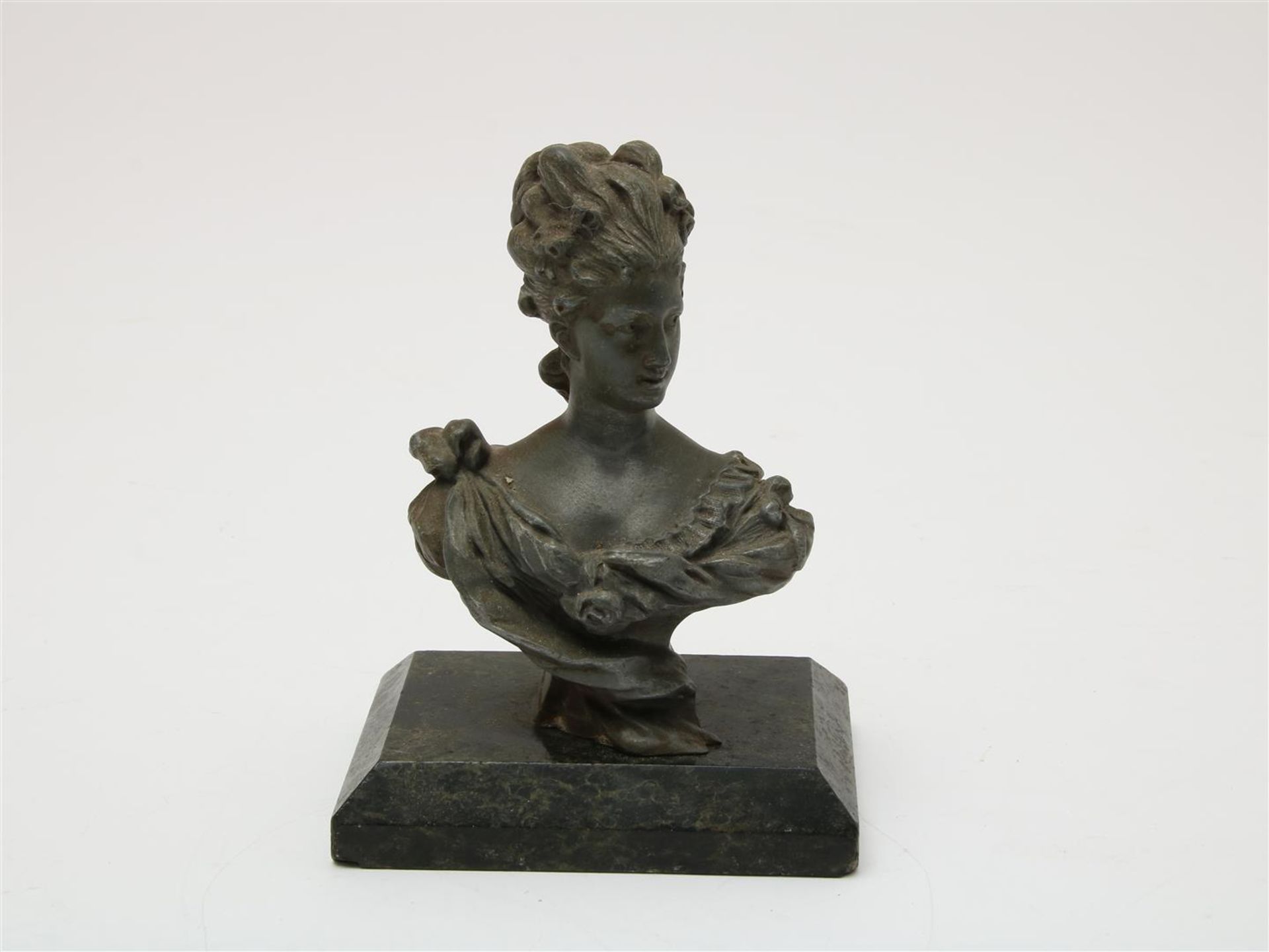 Pewter bust 