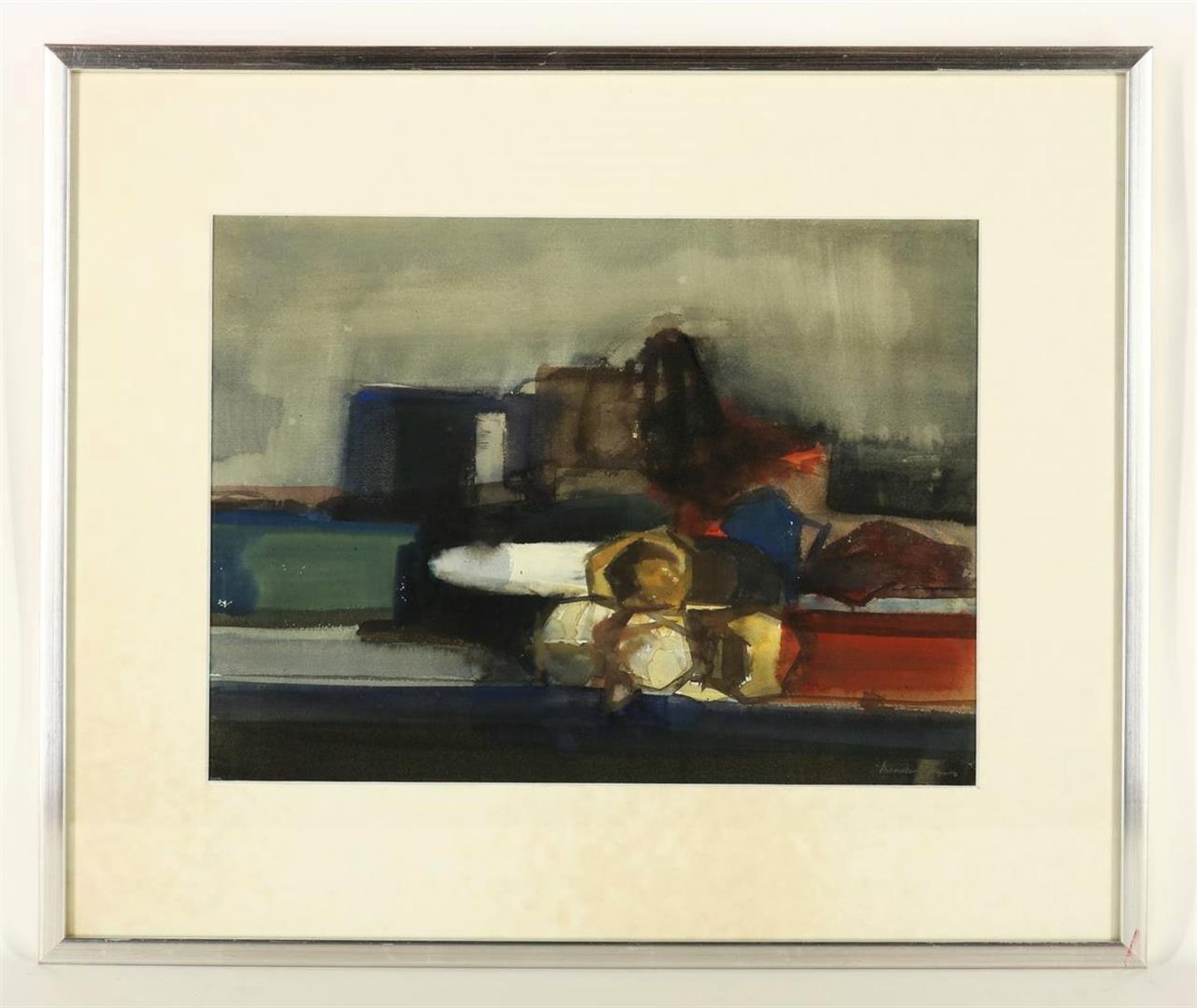 Theodoor Heijnes (1920-1990) Still life, signed lower right, qouache on paper, 39 x 53 cm. - Image 2 of 4