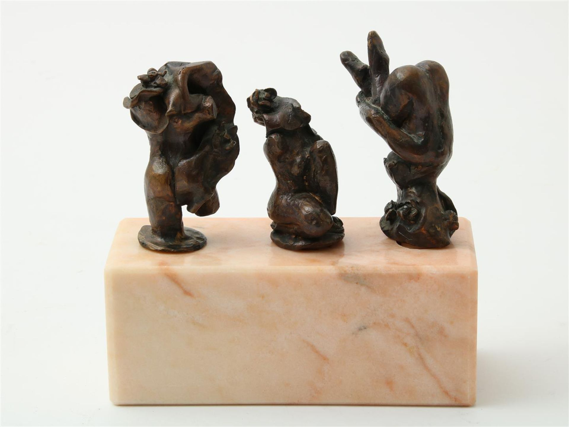 Bronze sculpture, 'Diving'