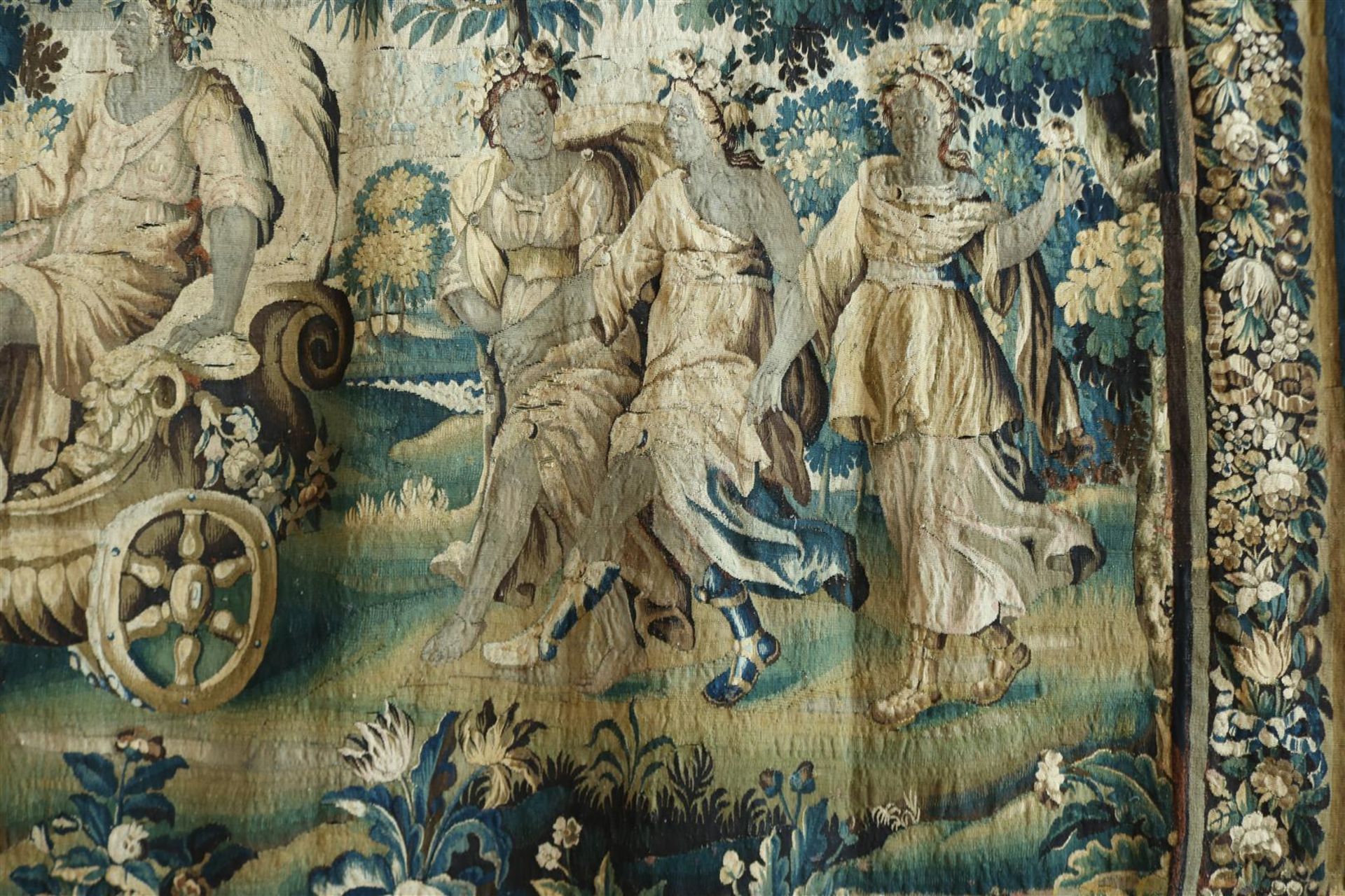 Aubusson tapestry, France 17th century  - Bild 3 aus 16