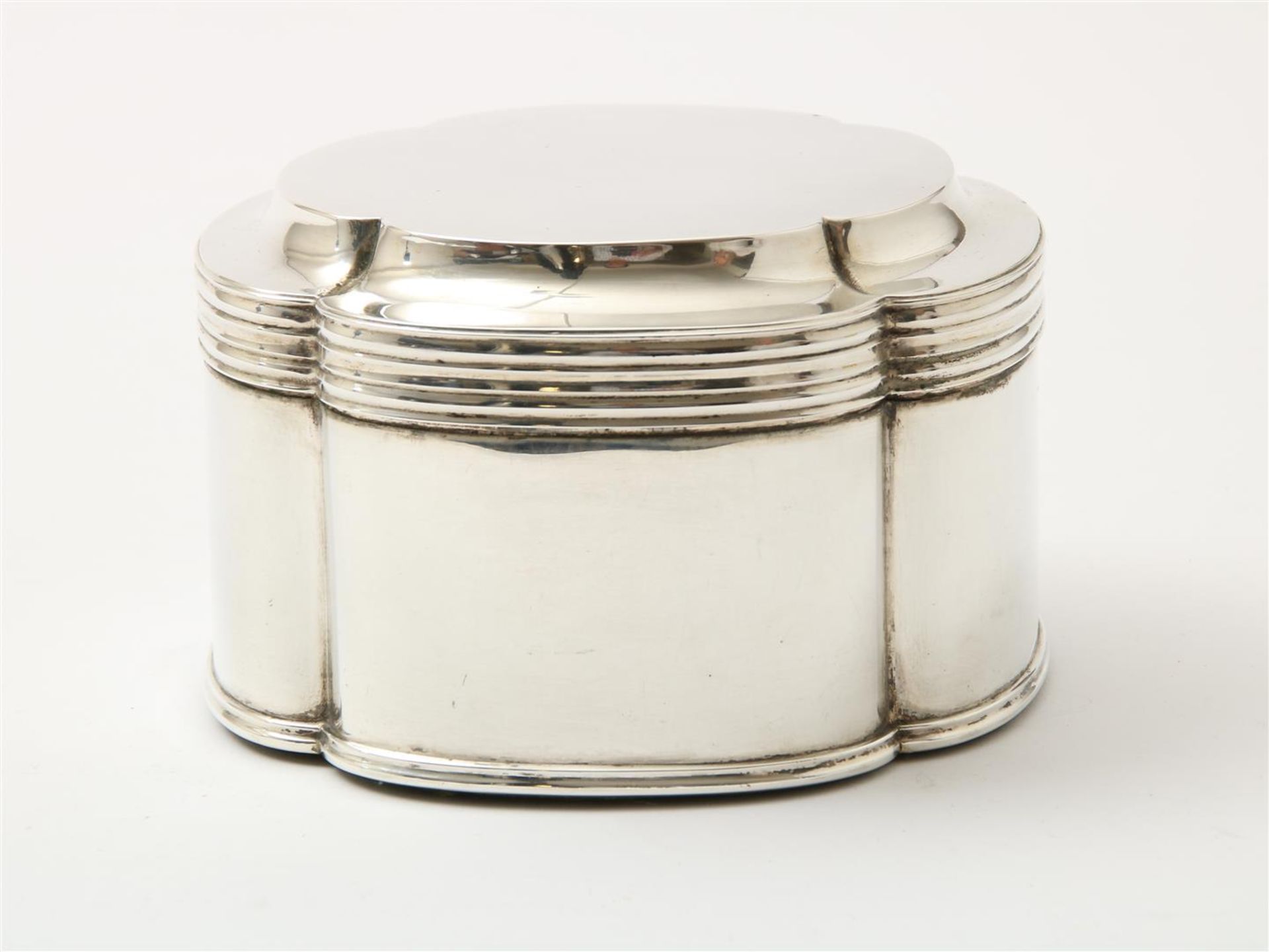 Silver cookie jar, J.G. Meyer, v. Loon, 1868