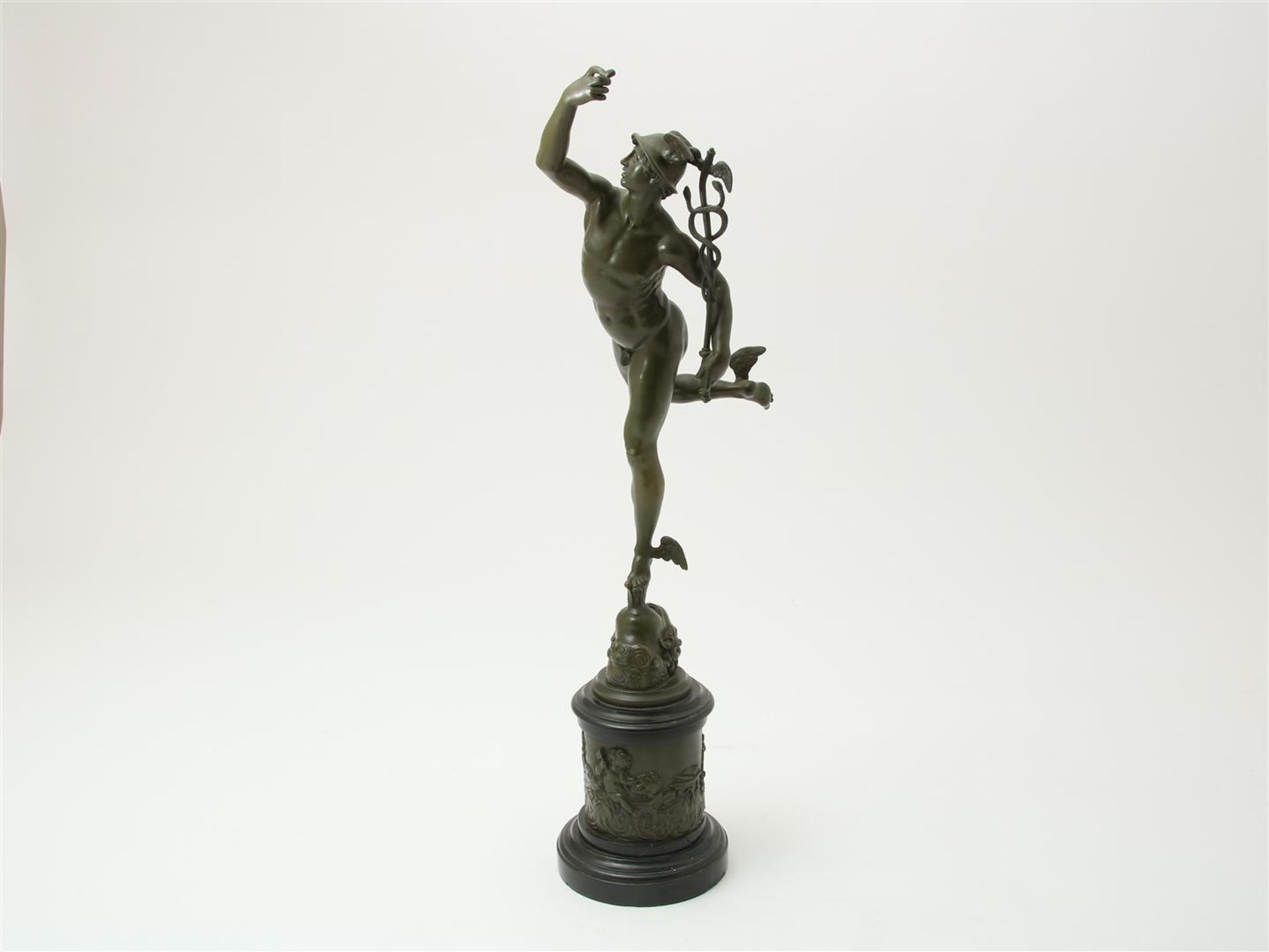 Bronze sculpture of Mercury/ Hermes