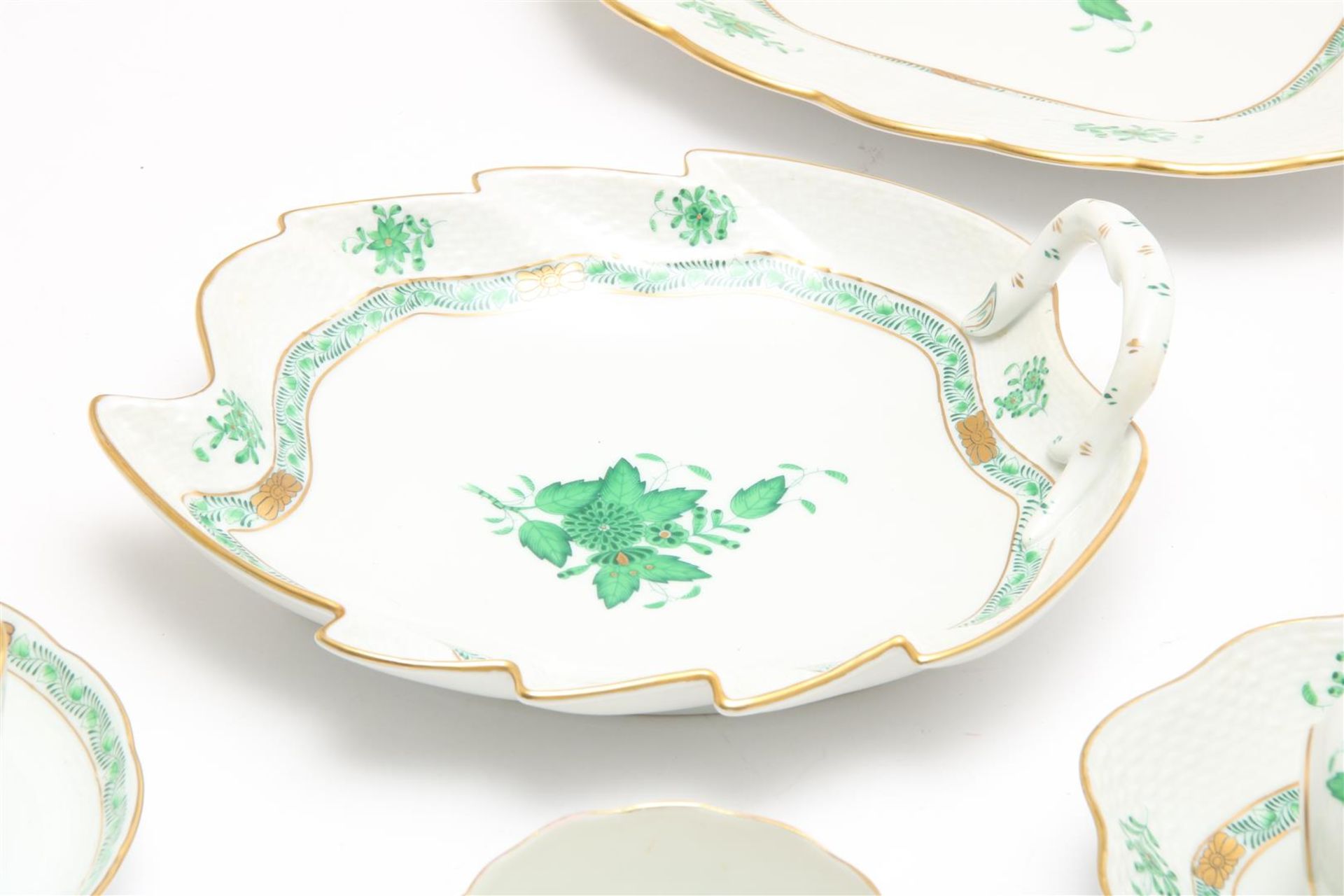 Porcelain service, Herend, Apponyi green decor  - Bild 4 aus 13