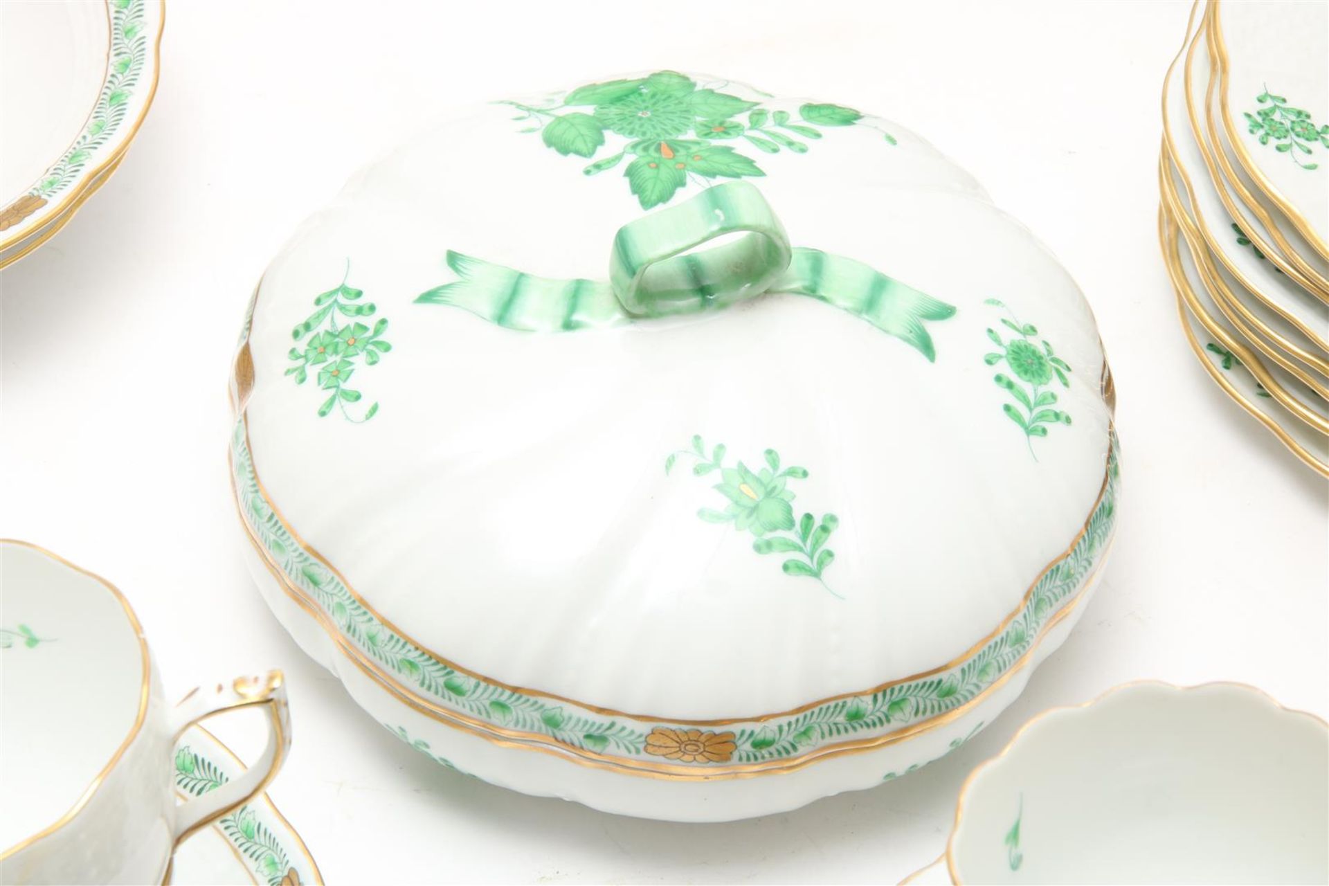 Porcelain service, Herend, Apponyi green decor  - Bild 6 aus 13