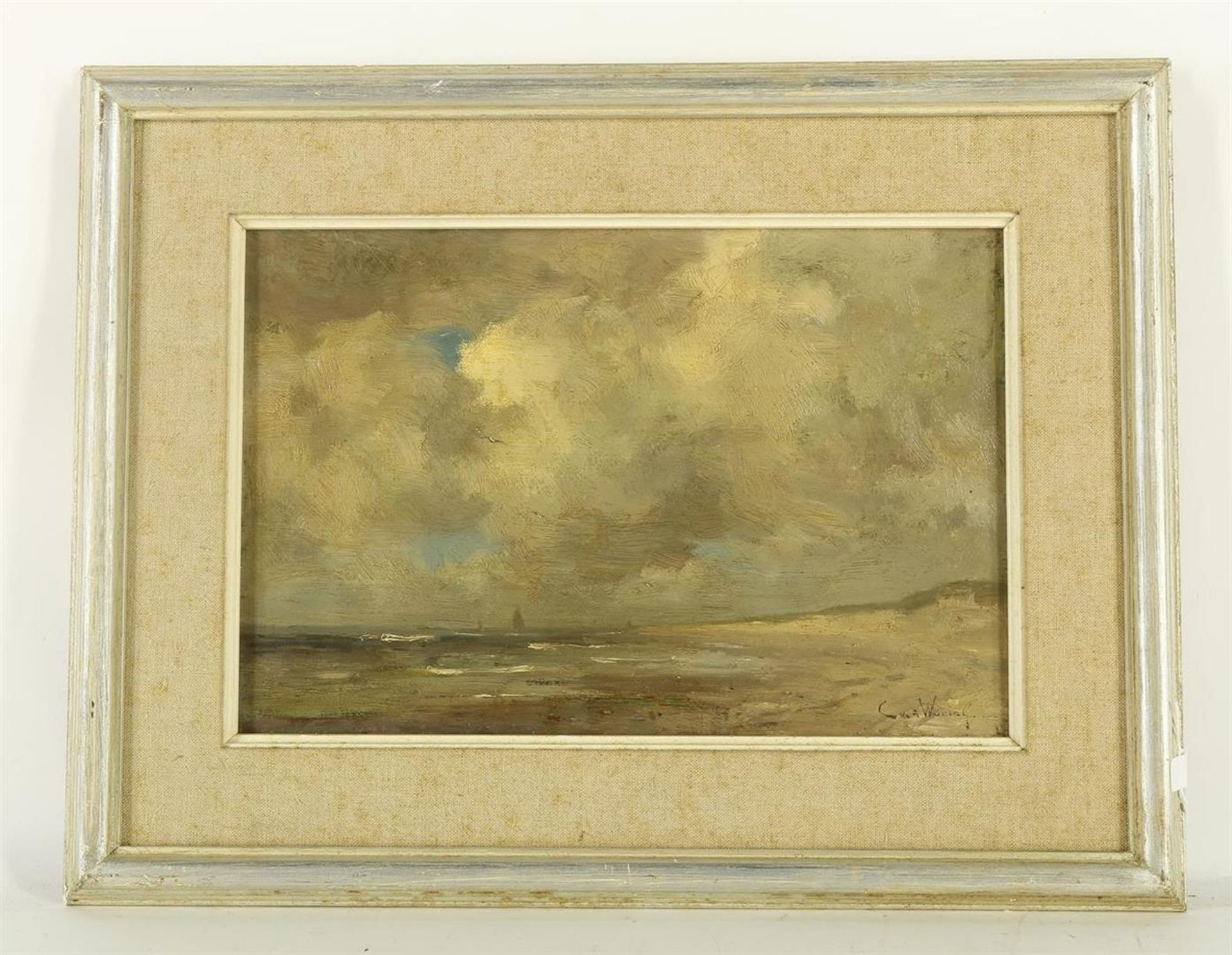 Waning, C.A., Coastal view, panel - Bild 2 aus 4