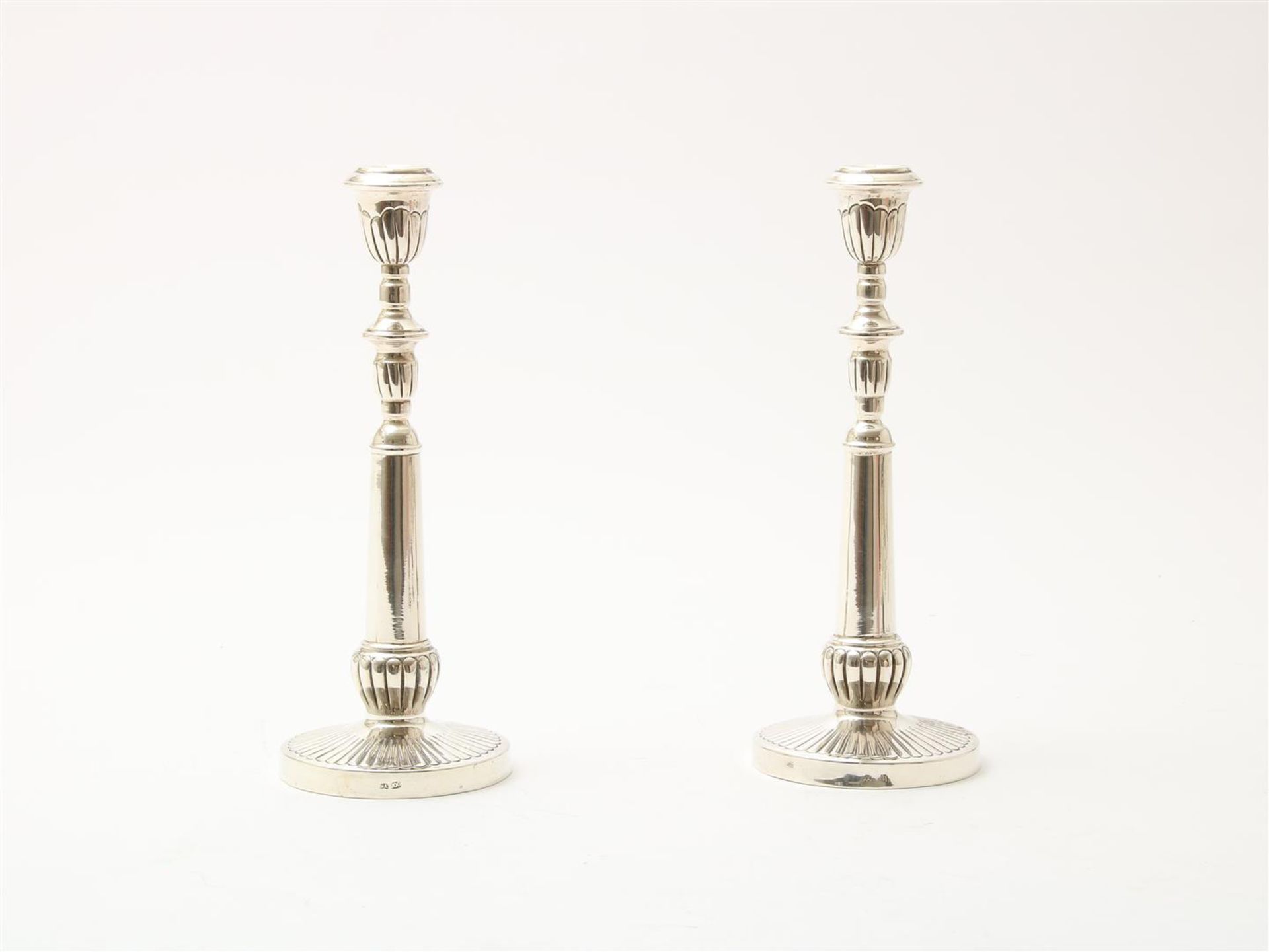 Set of silver candlesticks