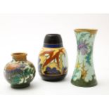 Lot of 3 Dutch pottery vases