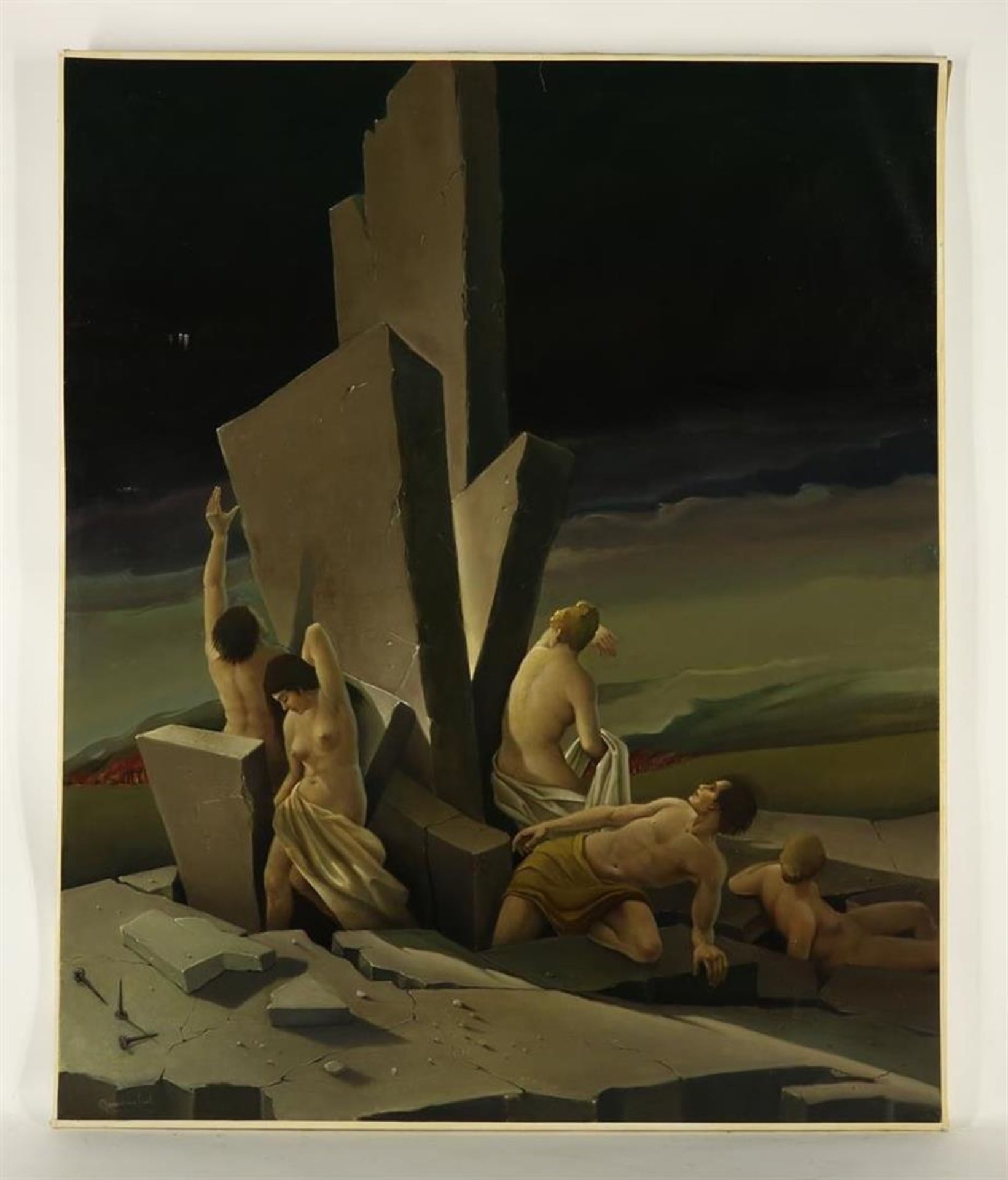 Gerard Hout van (1914-1992) The resurrection, signed lower left, canvas, 121 x 100 cm. - Image 2 of 4