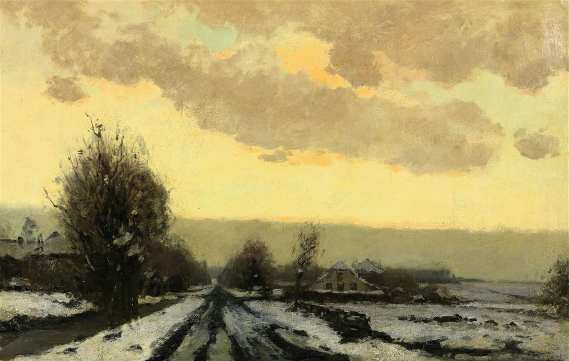 Regt, Pieter de. Winter view