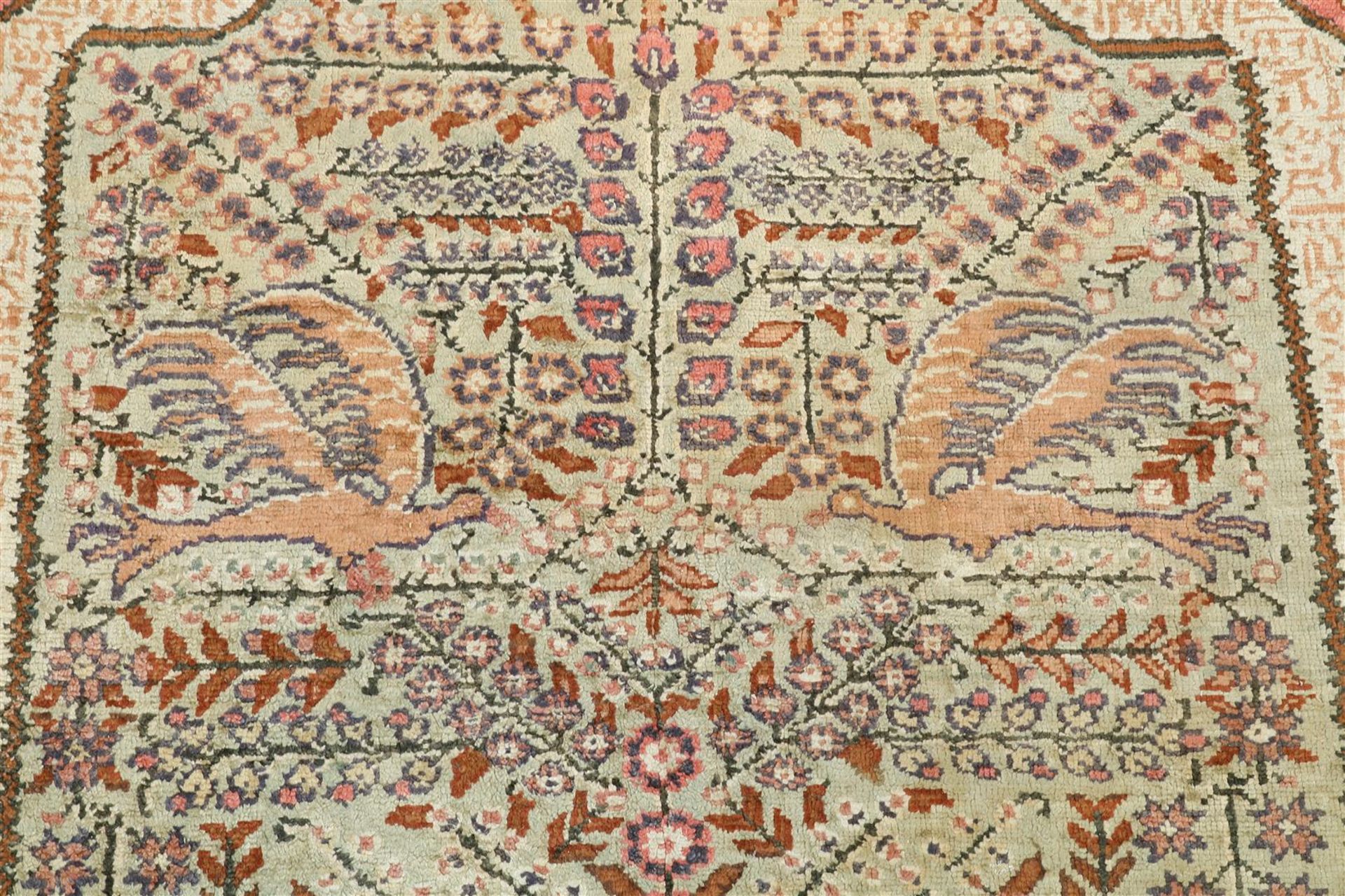 Carpet wool with silk, Kayseri 190 x 125 cm. - Image 3 of 4