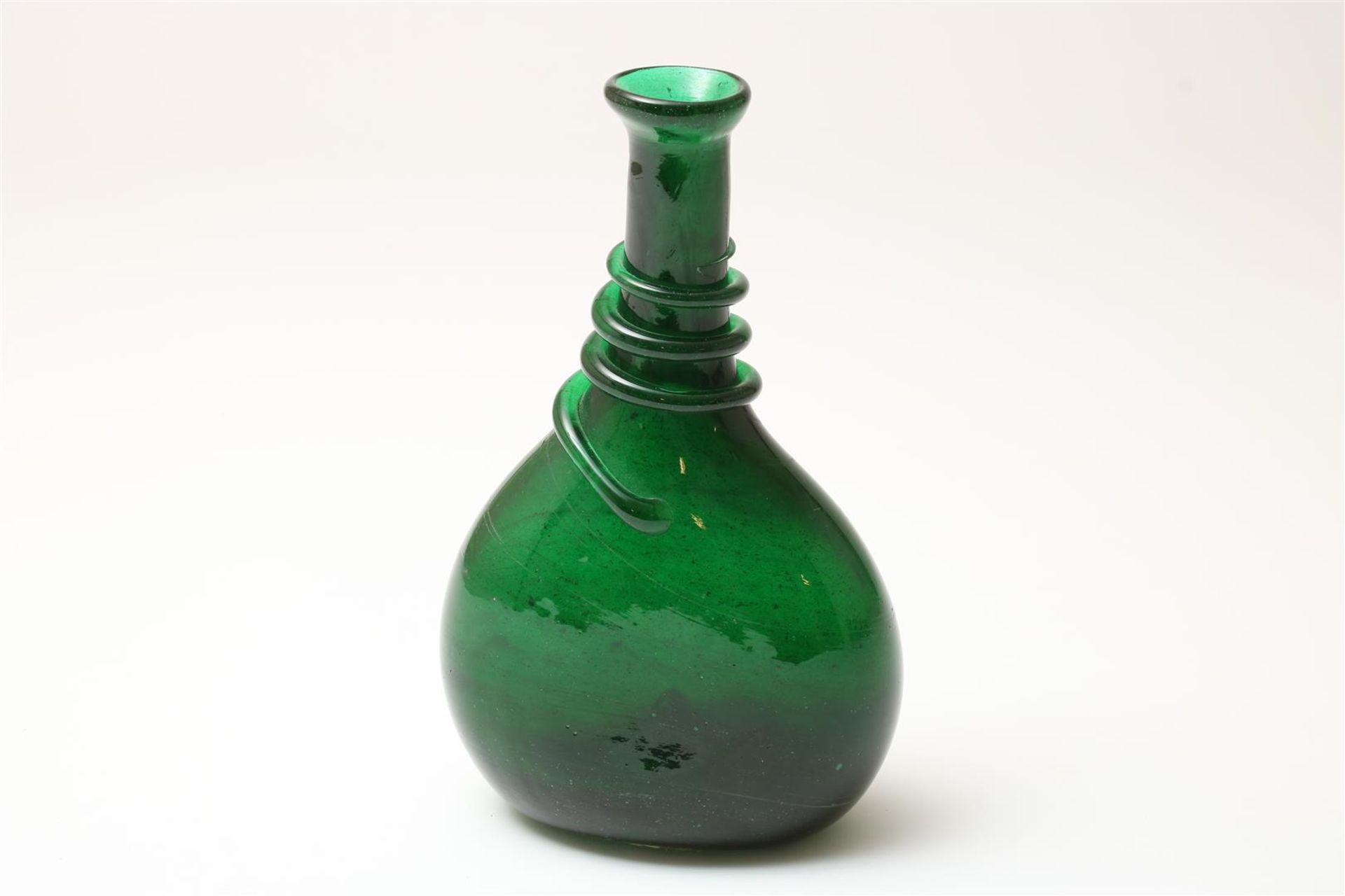 Blue-green bottle, Shiraz, Iran  - Bild 2 aus 3