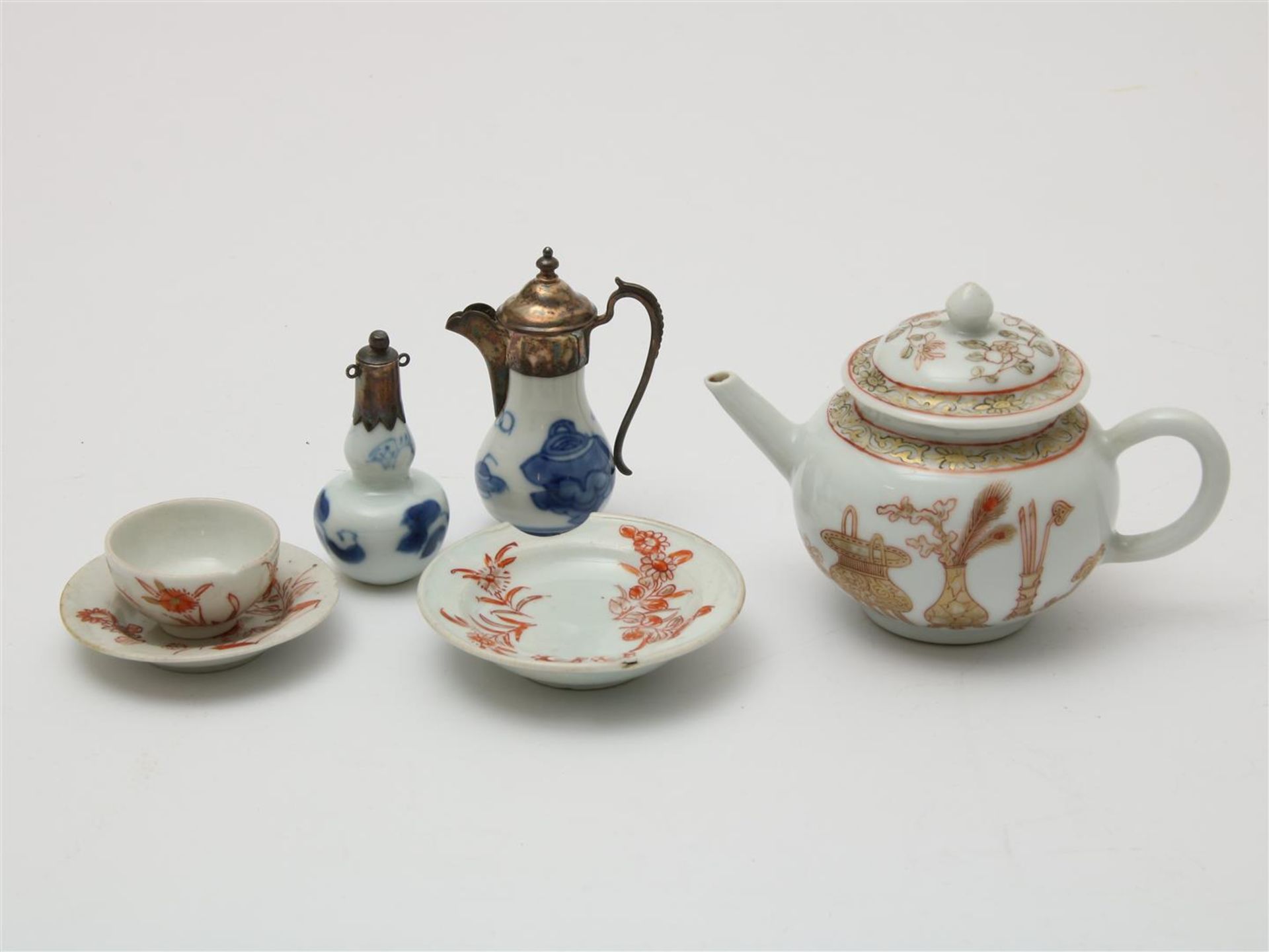 Lot of a porcelain Qianlong (6 pieces)