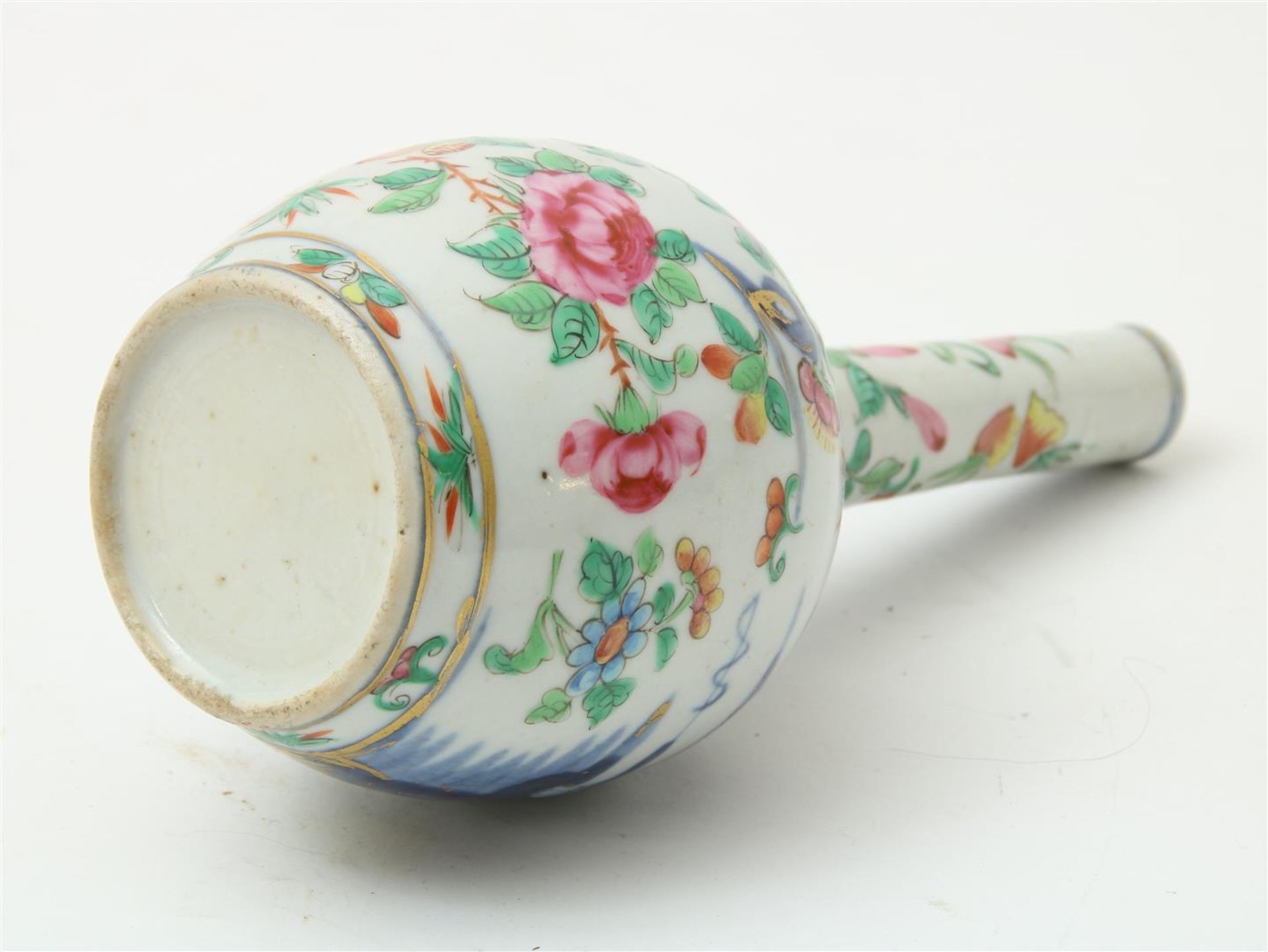 Chinese pipe vase, probably Canton, 19th century - Image 2 of 3