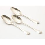 Set of 3 spoons, Amsterdam 18th century
