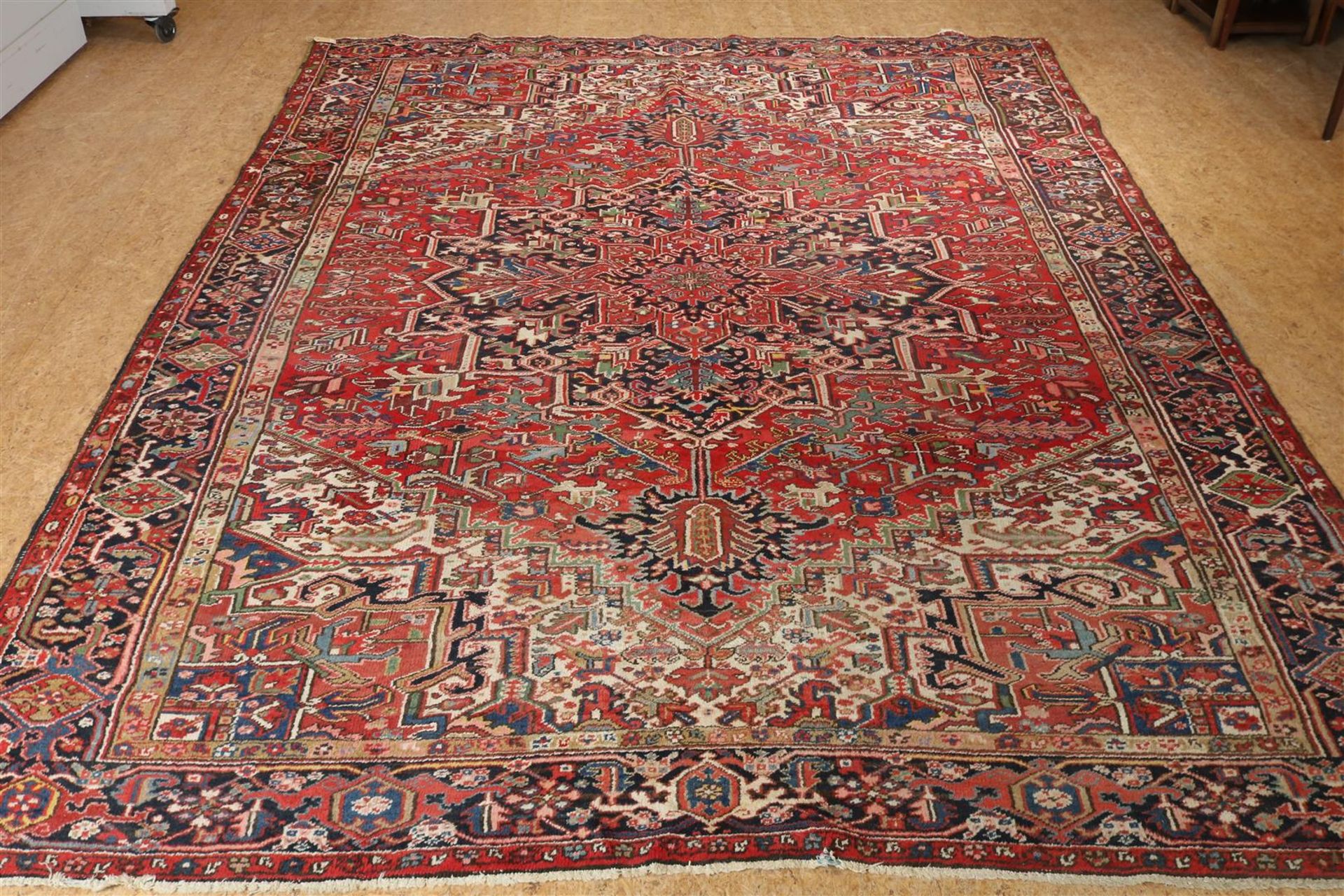 Carpet, Heriz, 360 x 270 cm.