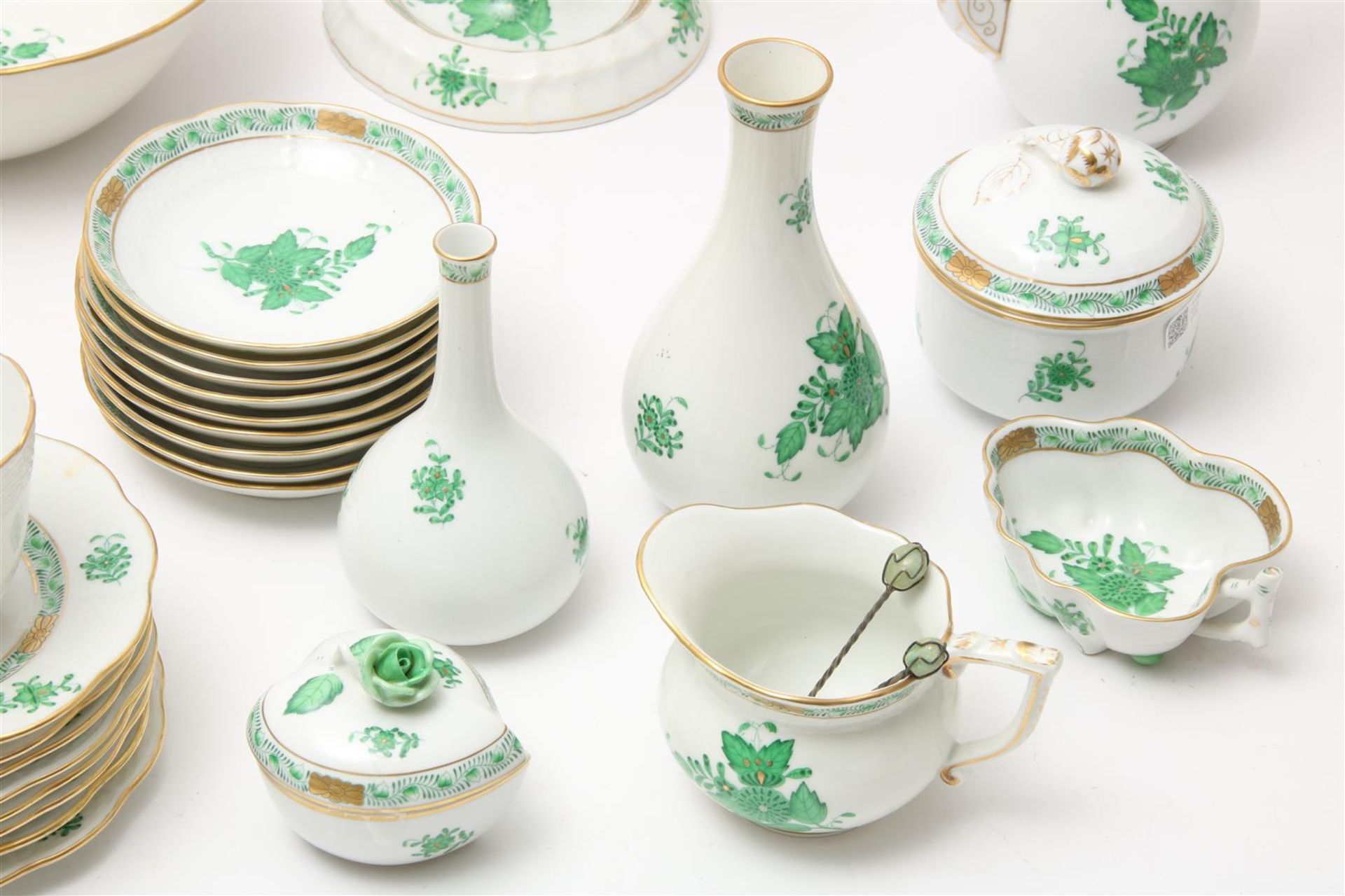 Porcelain service, Herend, Apponyi green decor  - Bild 9 aus 13