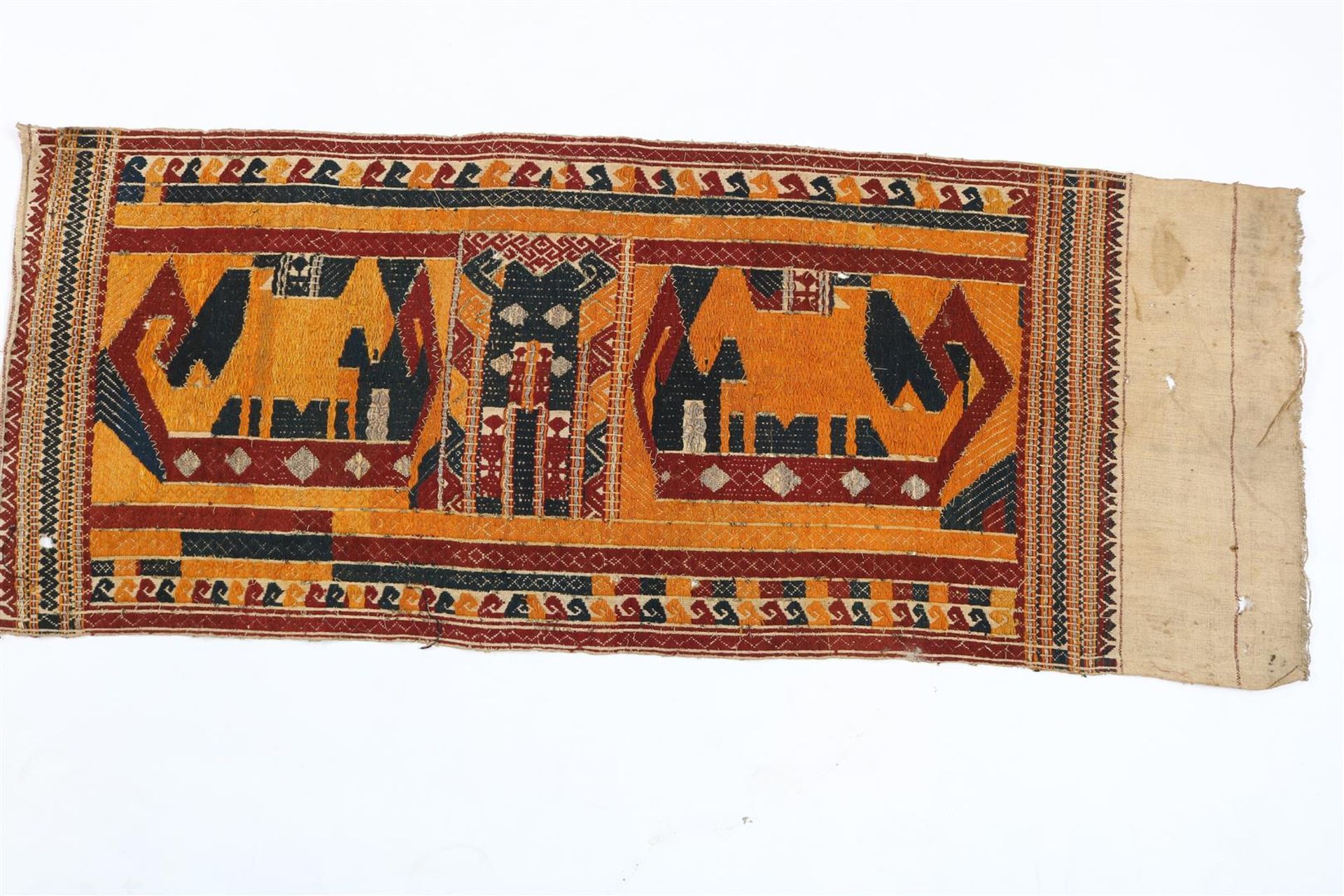 Two various elongated ceremonial cloths, Tatibin - Bild 5 aus 5