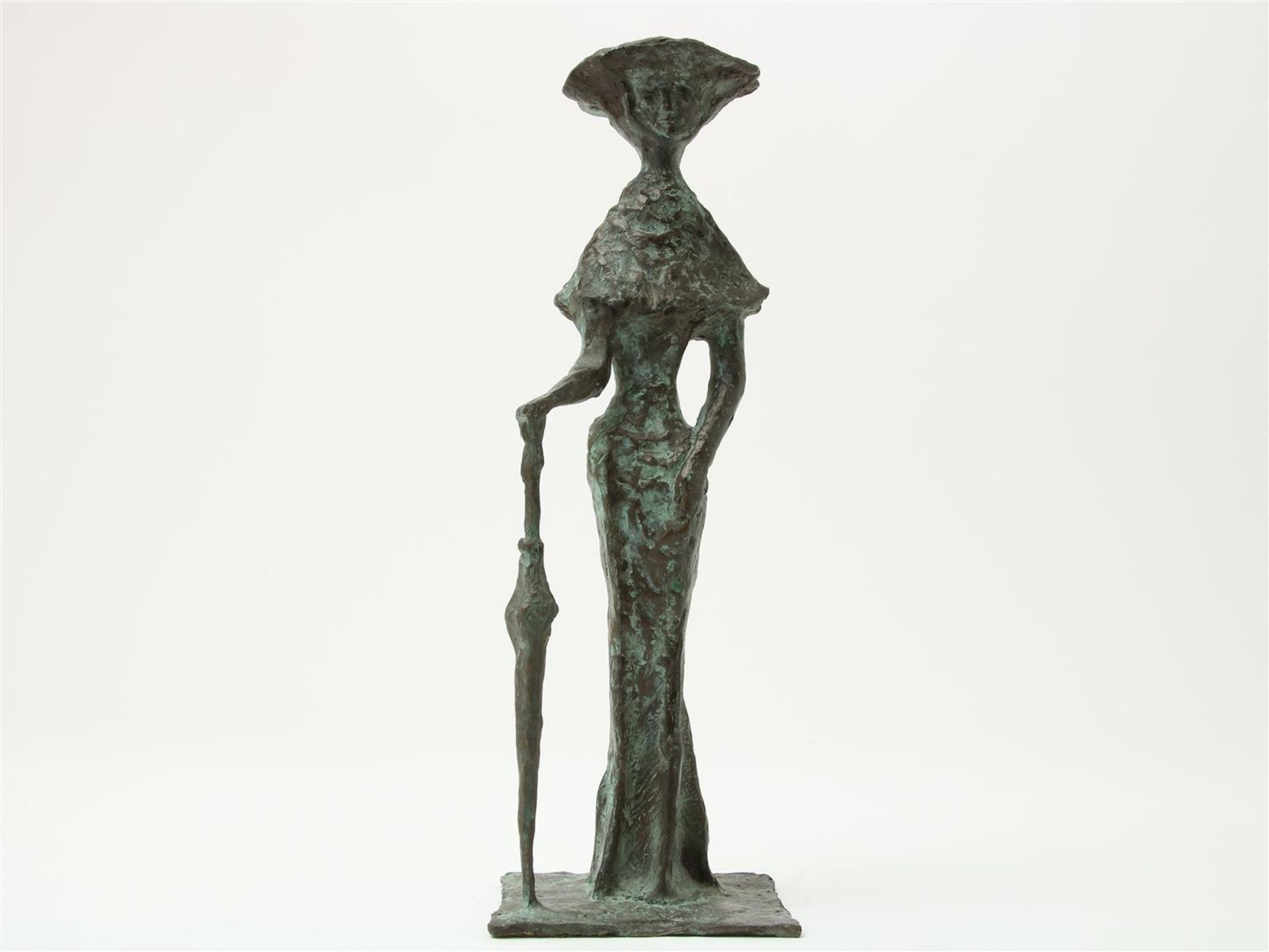 Theo van der Nahmer (1917-1989) Eline Vere, bronze sculpture, height: 42 cm.