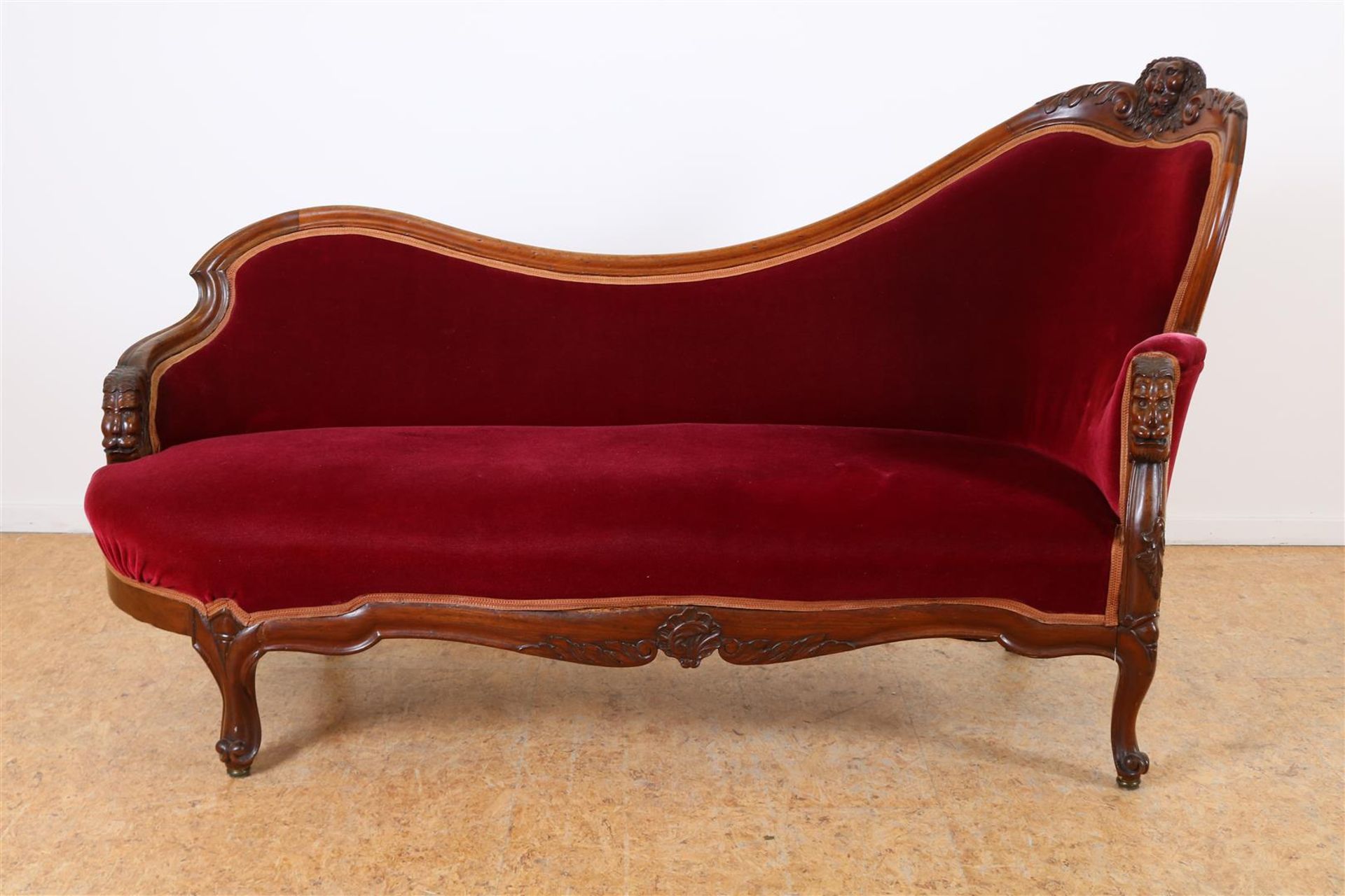 Mahogany Biedermeier sofa 