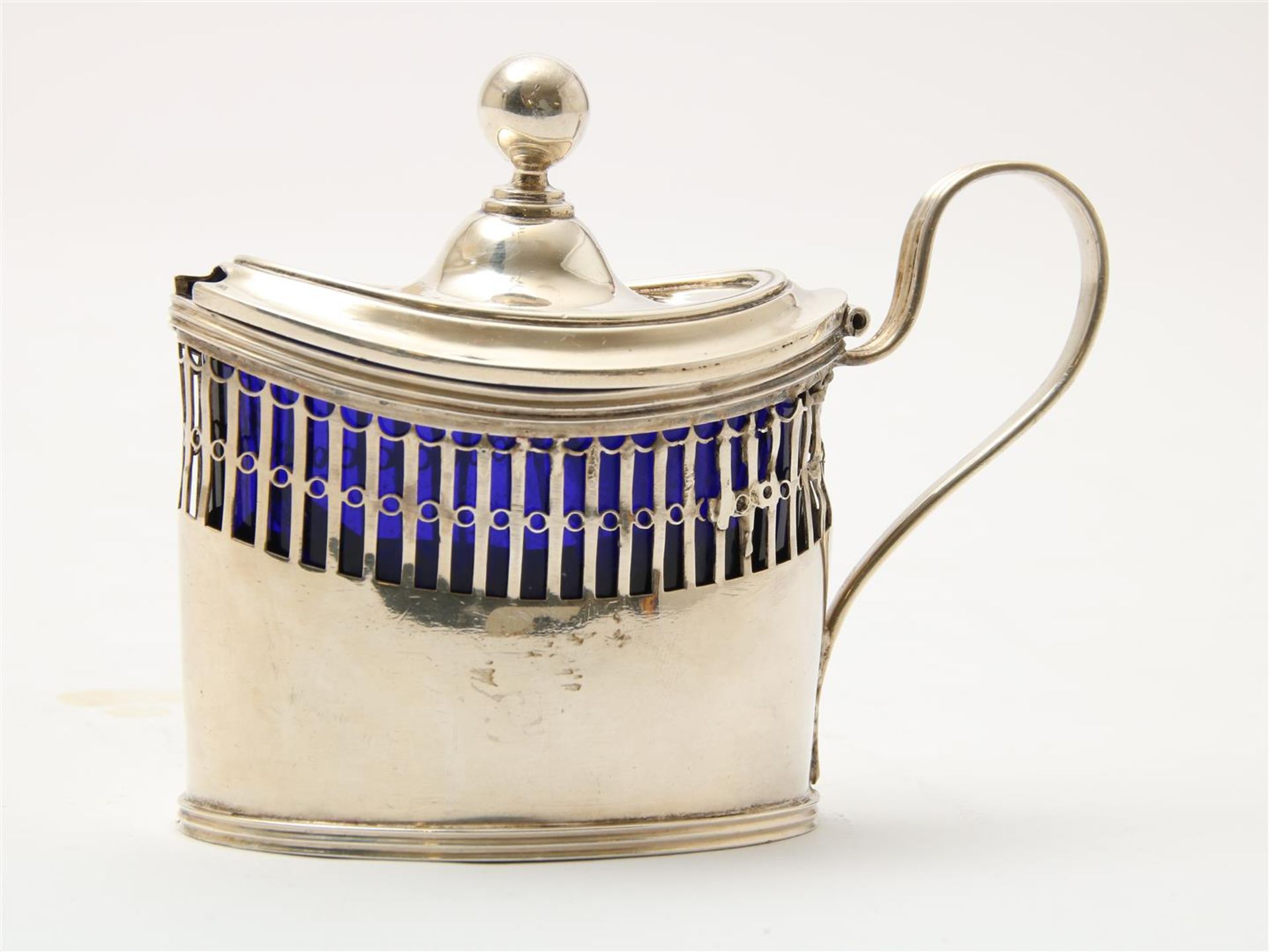 Silver mustard pot, Henrik Smits, Diemont, 1807