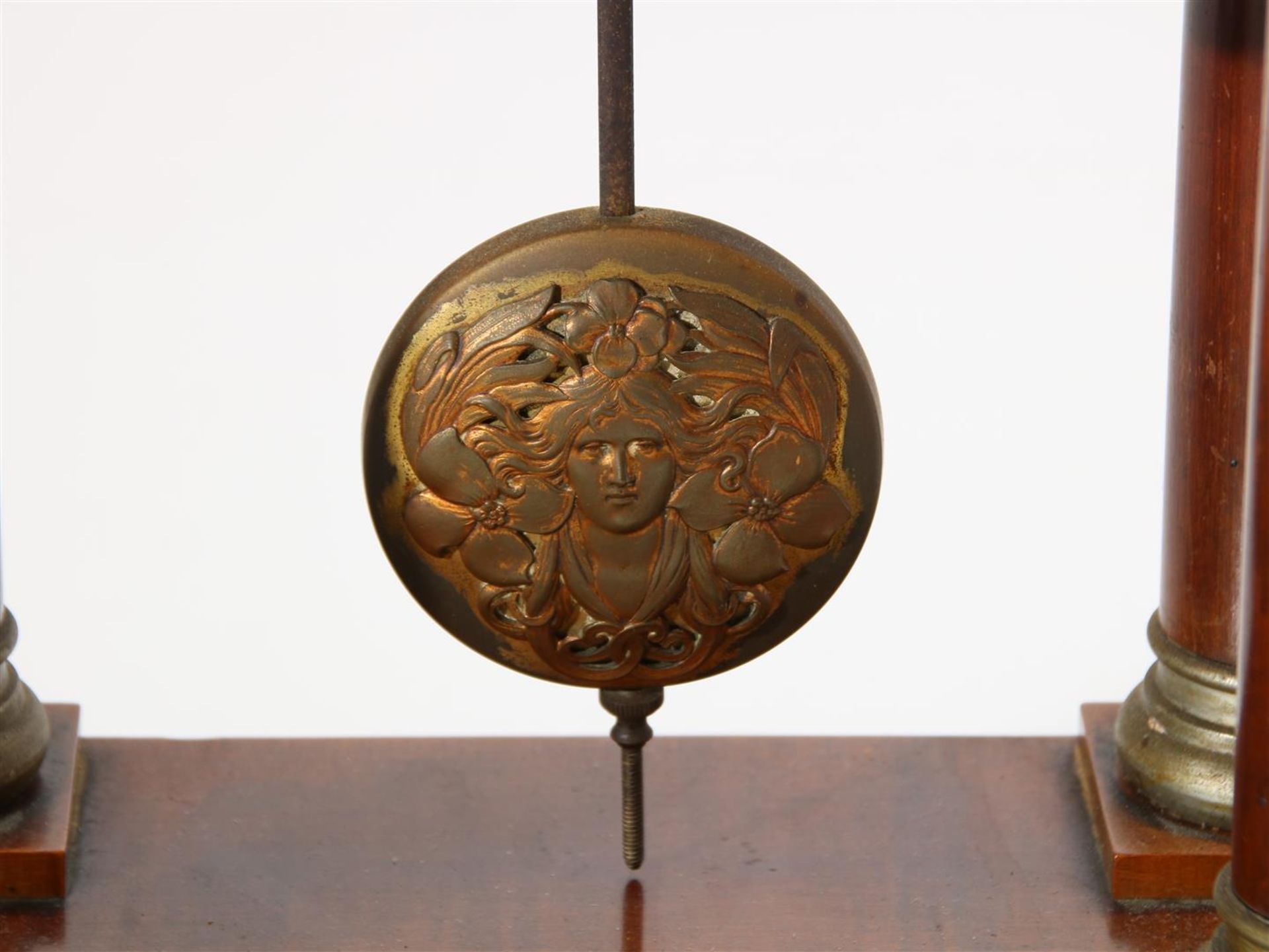 French Empire style column mantel clock - Bild 3 aus 4